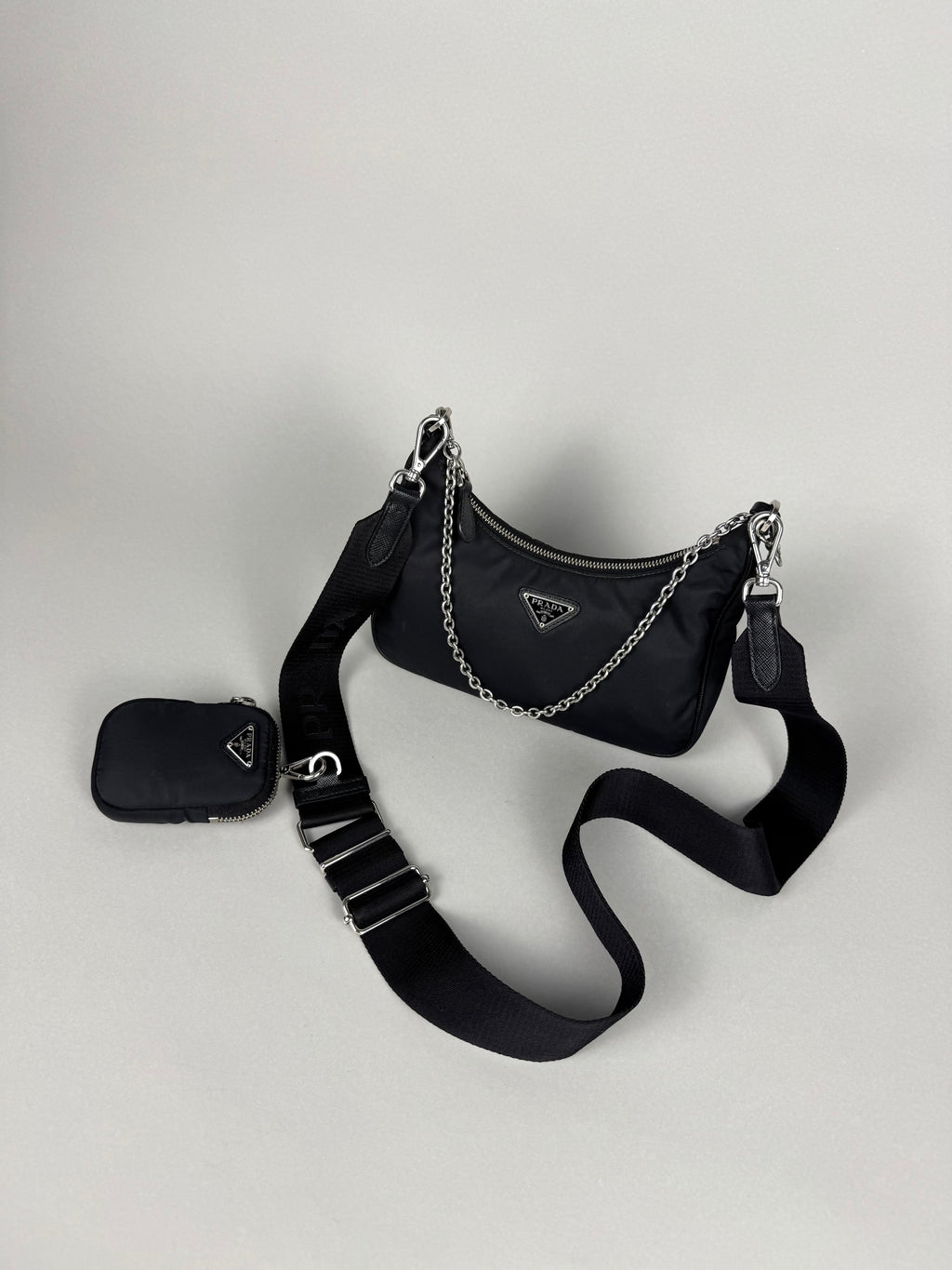 Prada Black Nylon Re-Edition 2005
