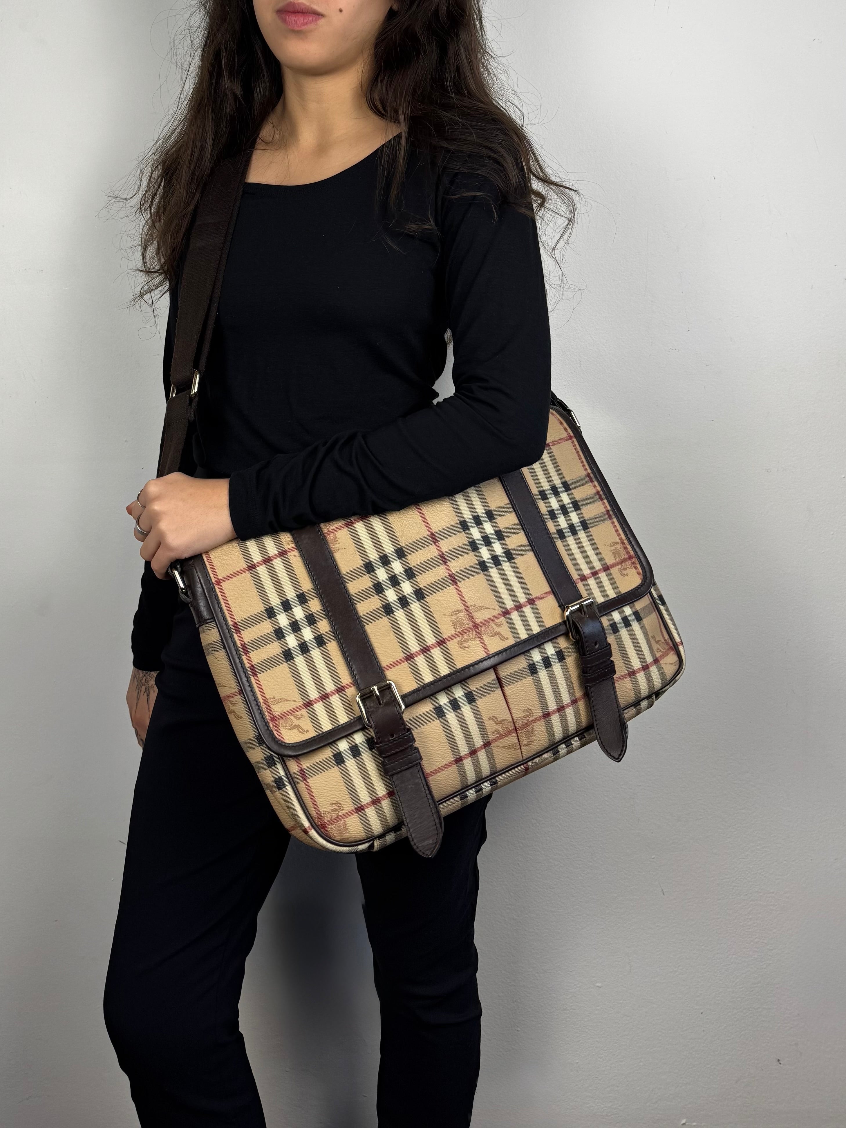 Burberry Haymarket Check Messenger