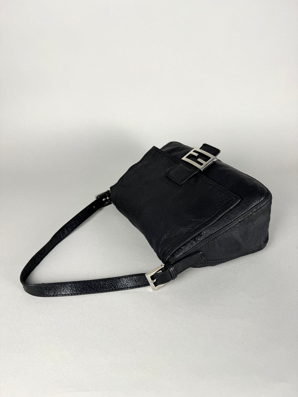 Fendi Mama Baguette Black Leather