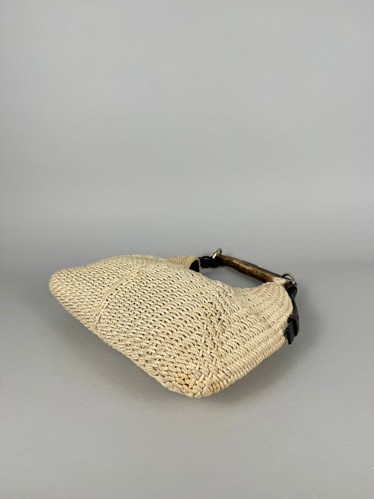 Yves Saint Laurent Mombasa Raffia Beige Tom Ford SS02