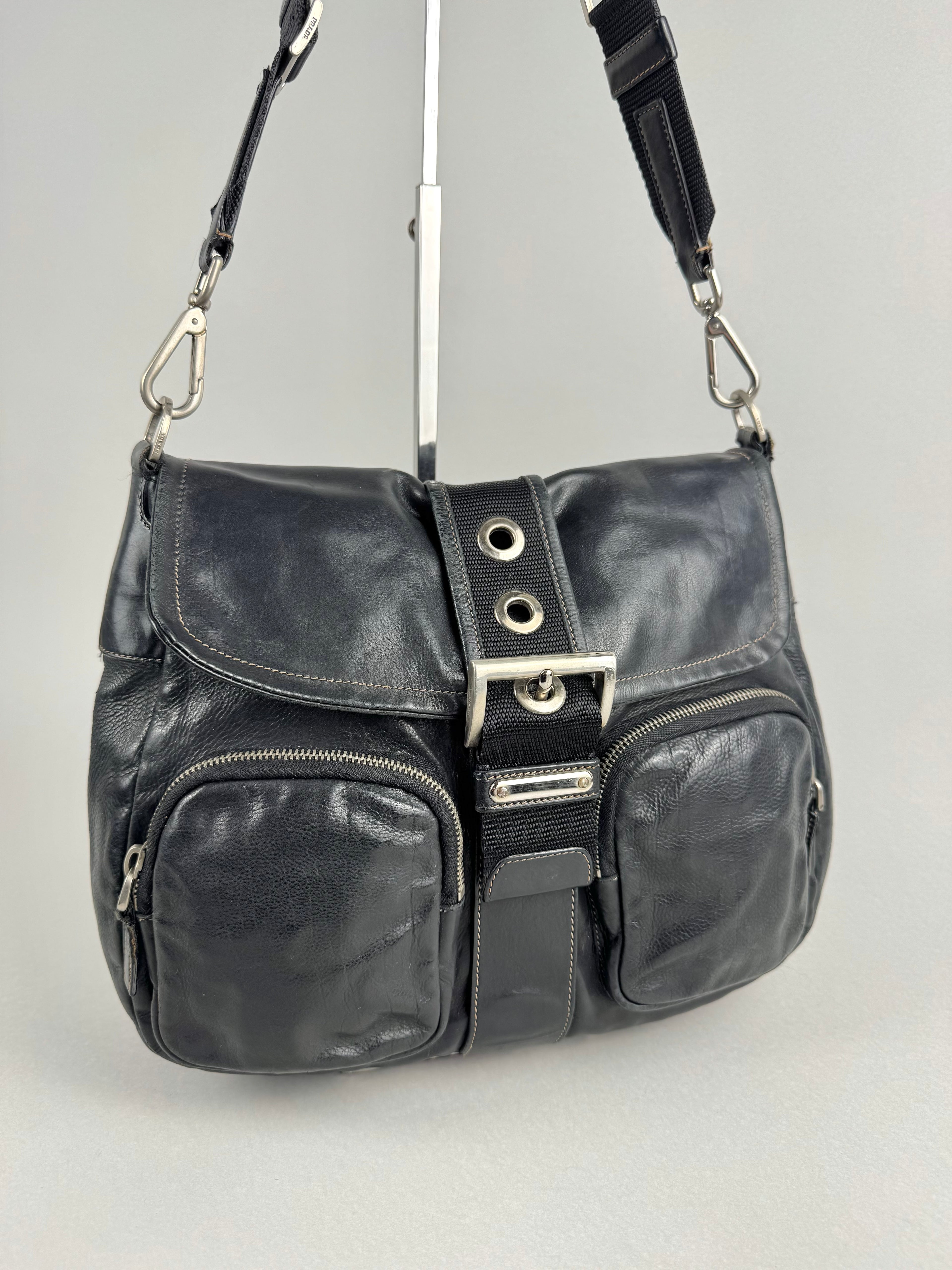 Prada Black Leather Shoulder