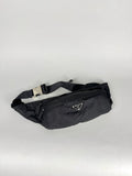 Prada Tessuto Black Nylon Pochete Belt Sling