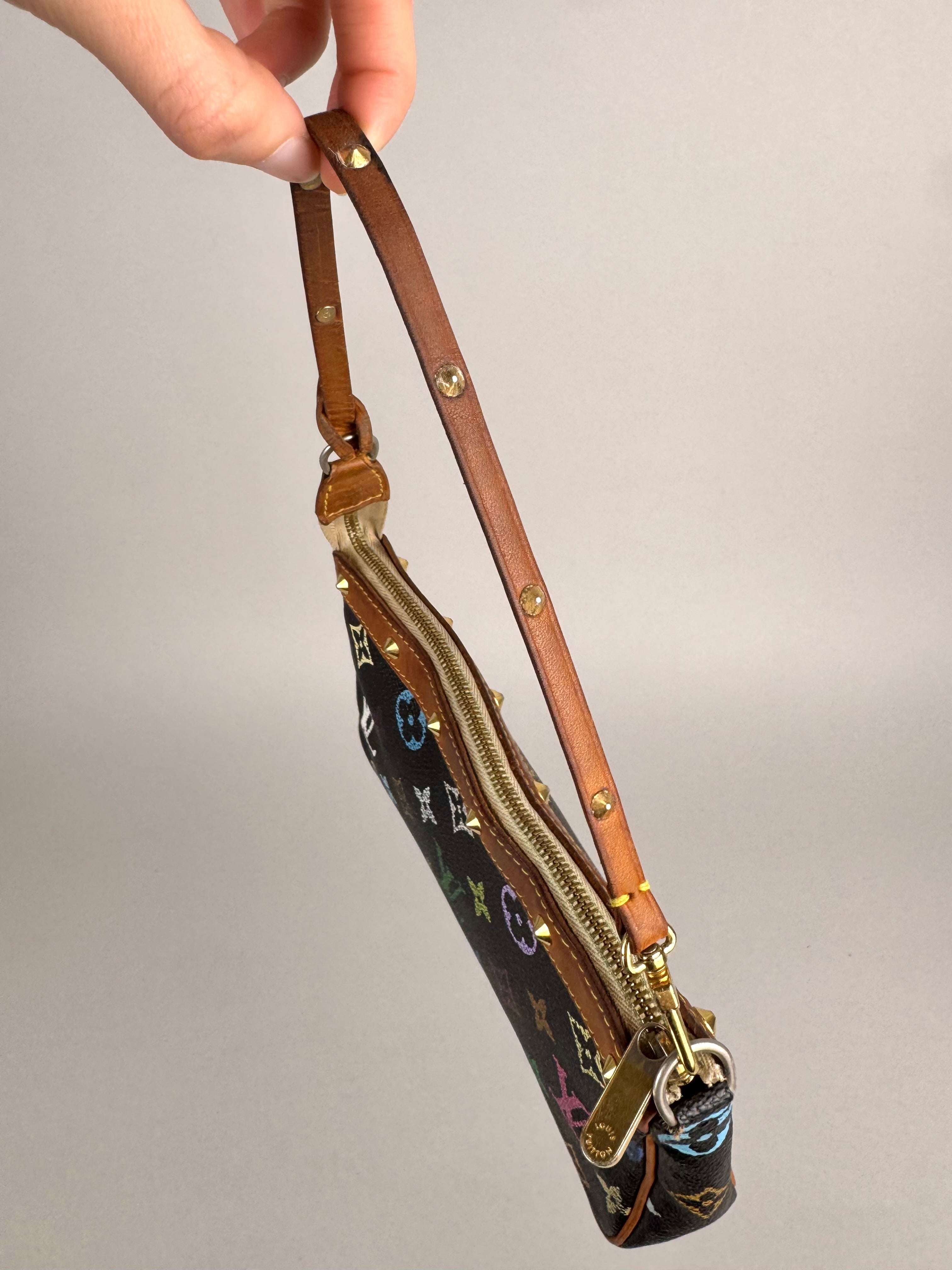 Louis Vuitton Pochette Multicolor Black Monogram