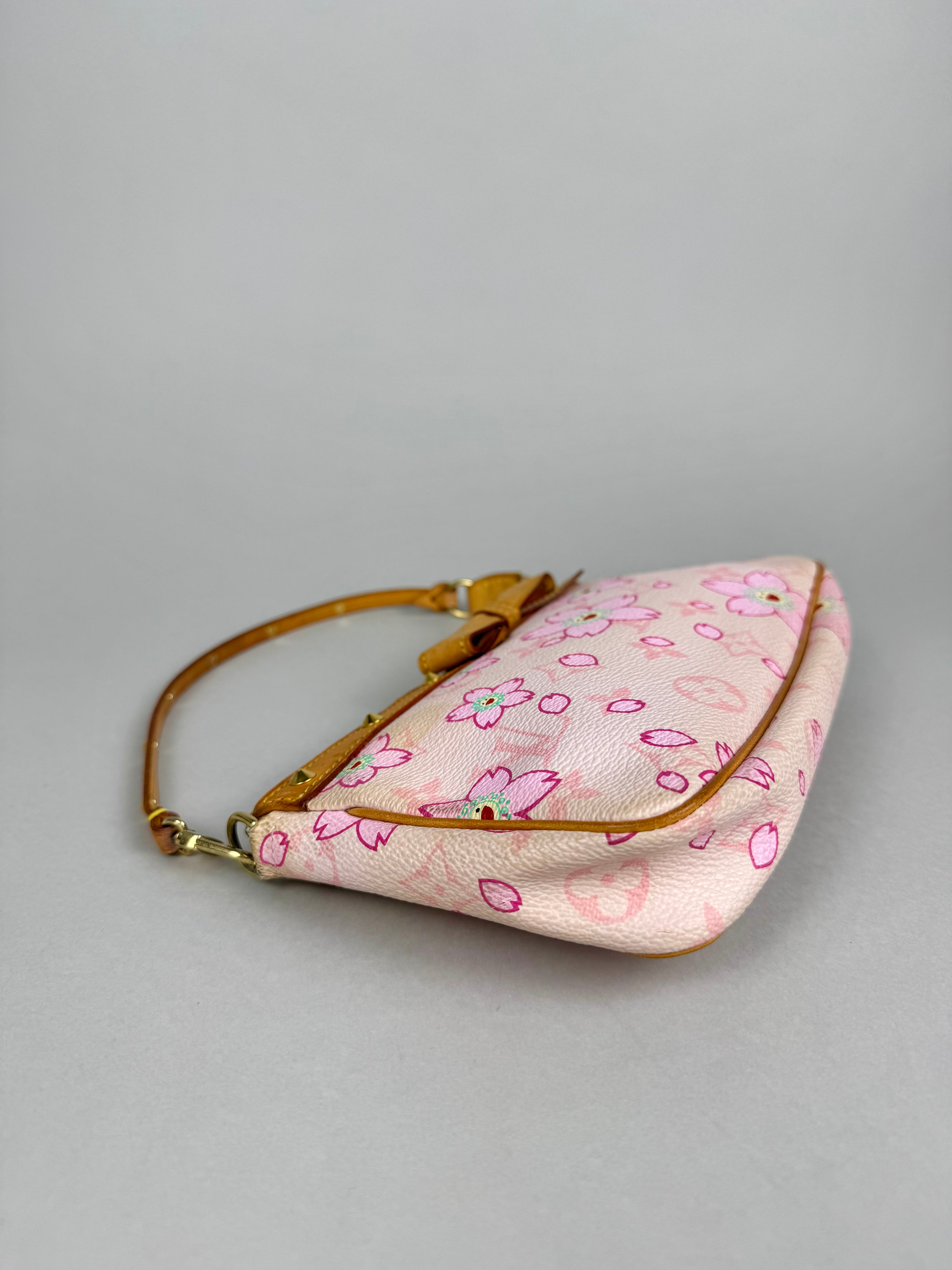 Louis Vuitton Pink Pochette Blossom Murakami