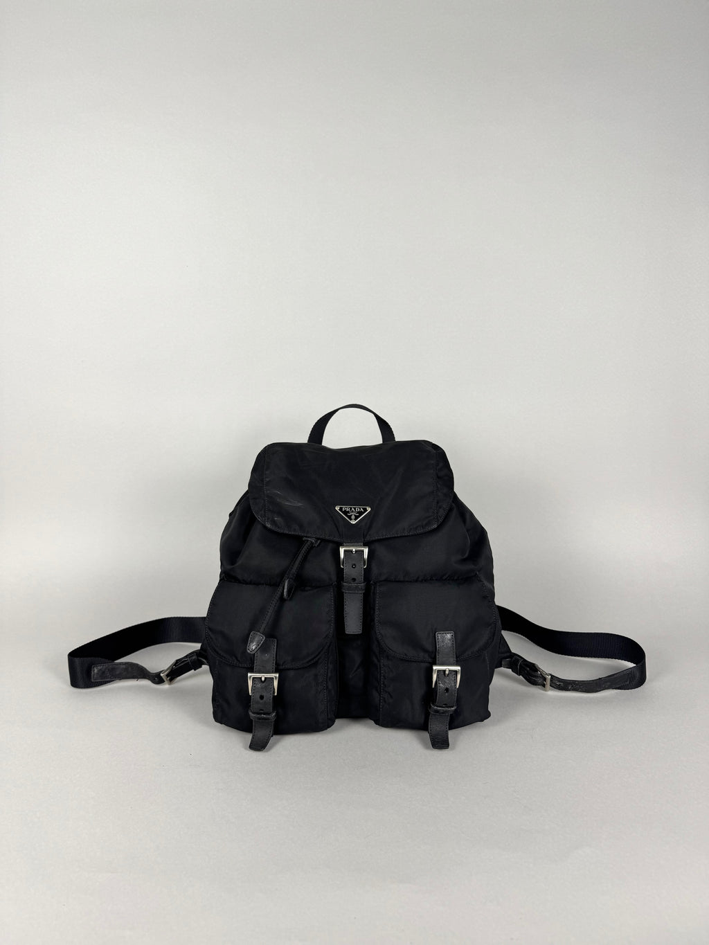 Prada Black Nylon Backpack Medium