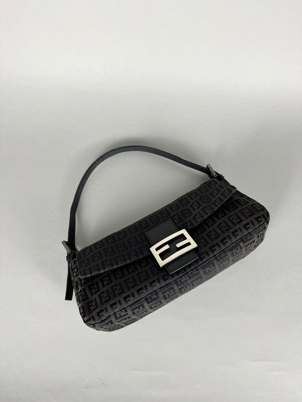 Fendi Baguette Monogram Black