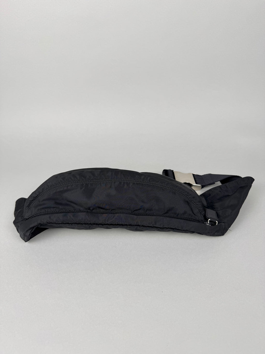 Prada Tessuto Black Nylon Pochete Belt Sling