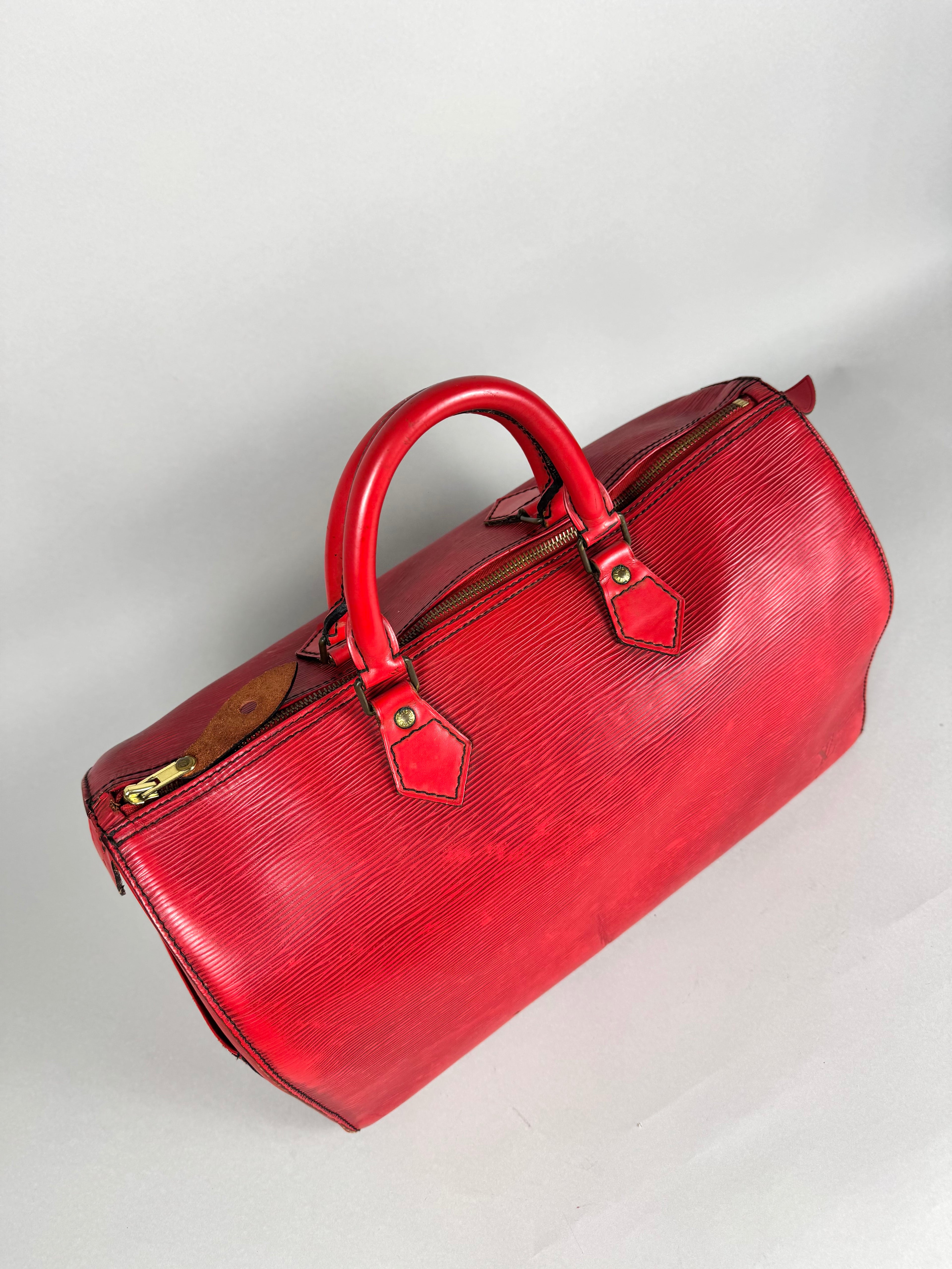 Louis Vuitton Speedy 40 Epi Leather Red