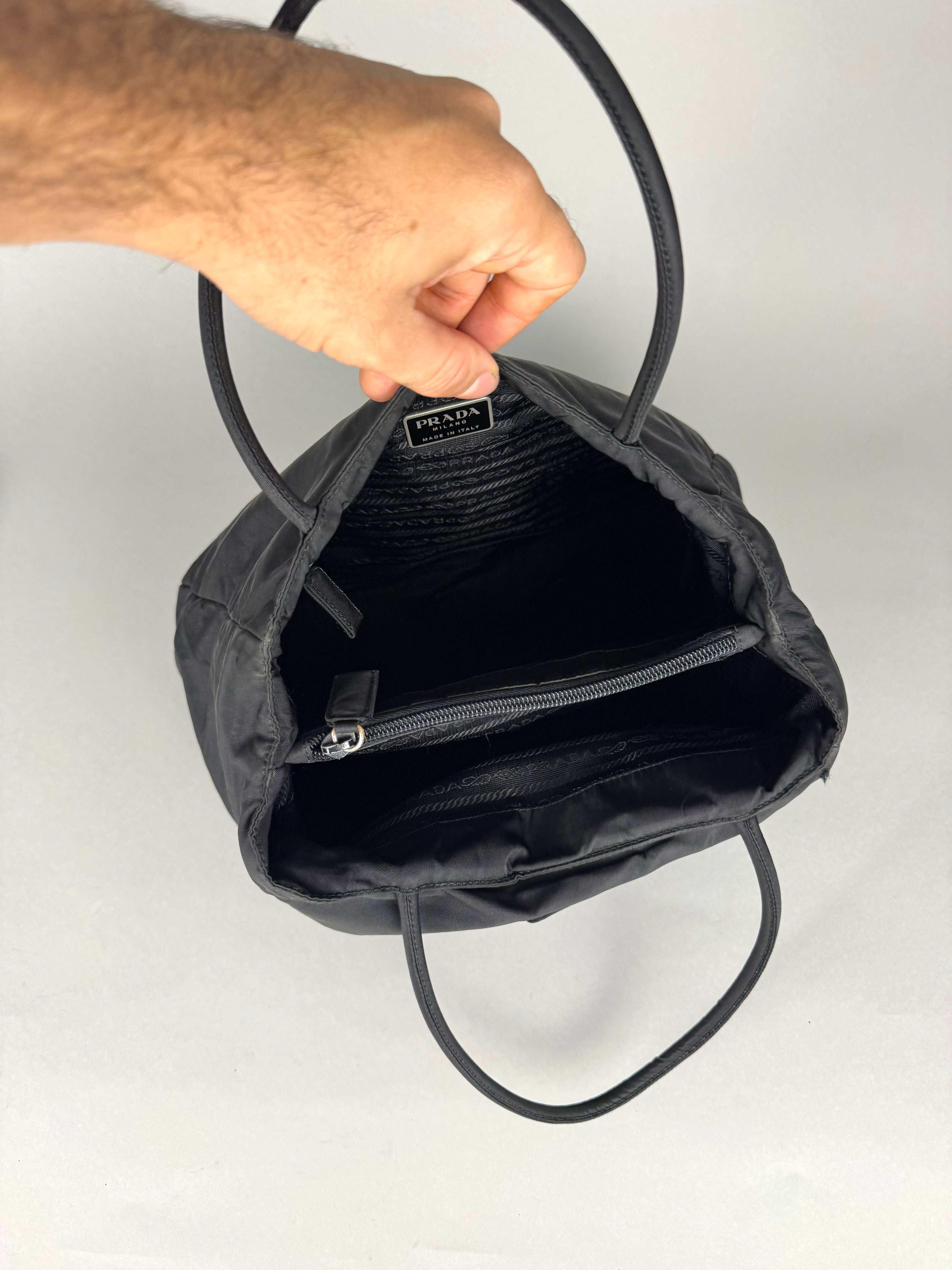 Prada Nylon Black Tote