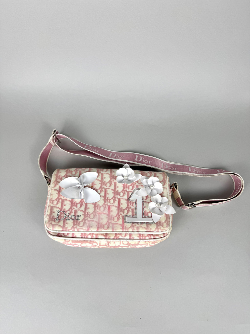Christian Dior Girly Pink Monogram Reporter Crossbody
