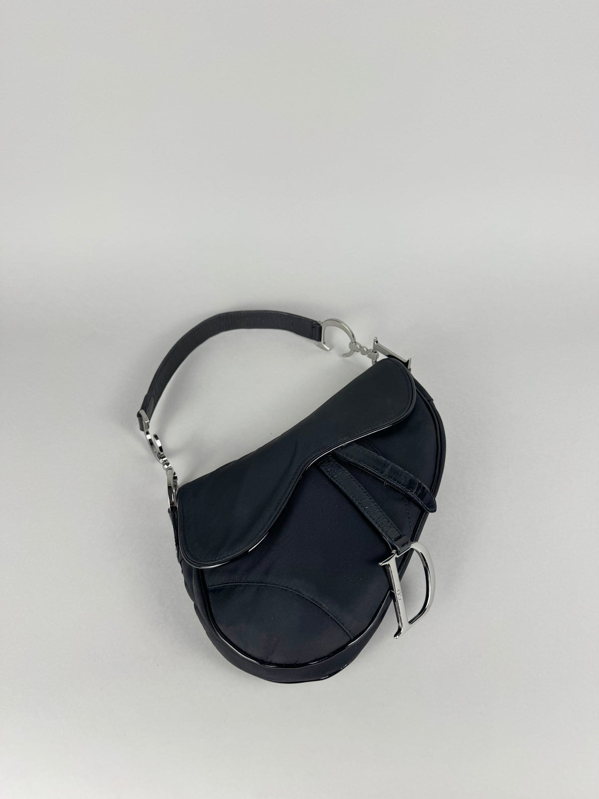 Christian Dior Saddle Black Nylon