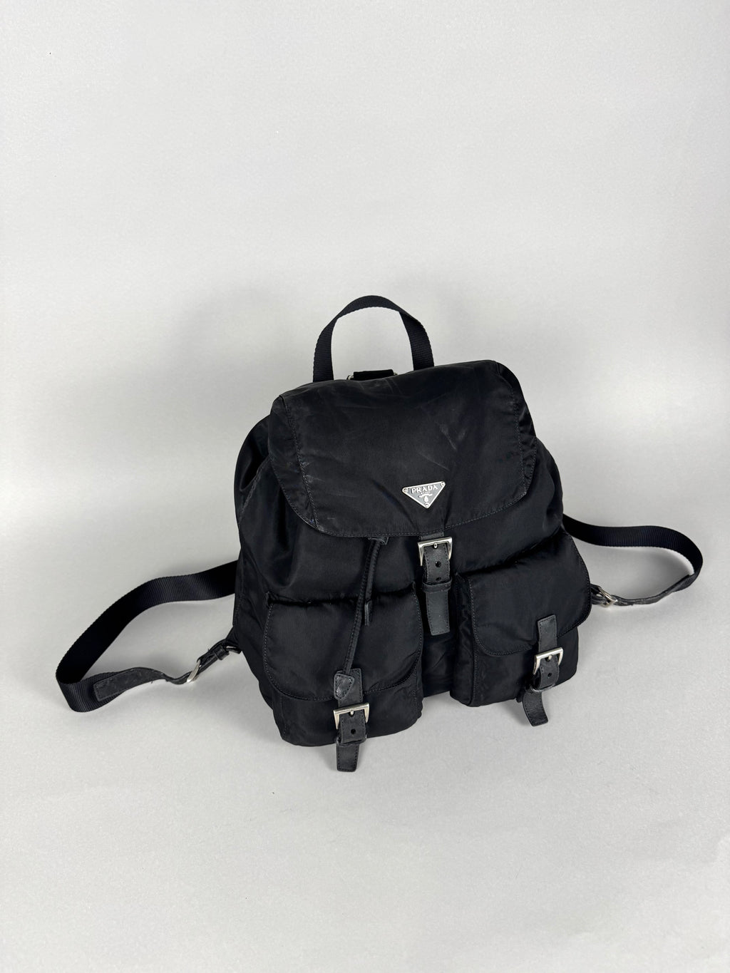 Prada Black Nylon Backpack Medium