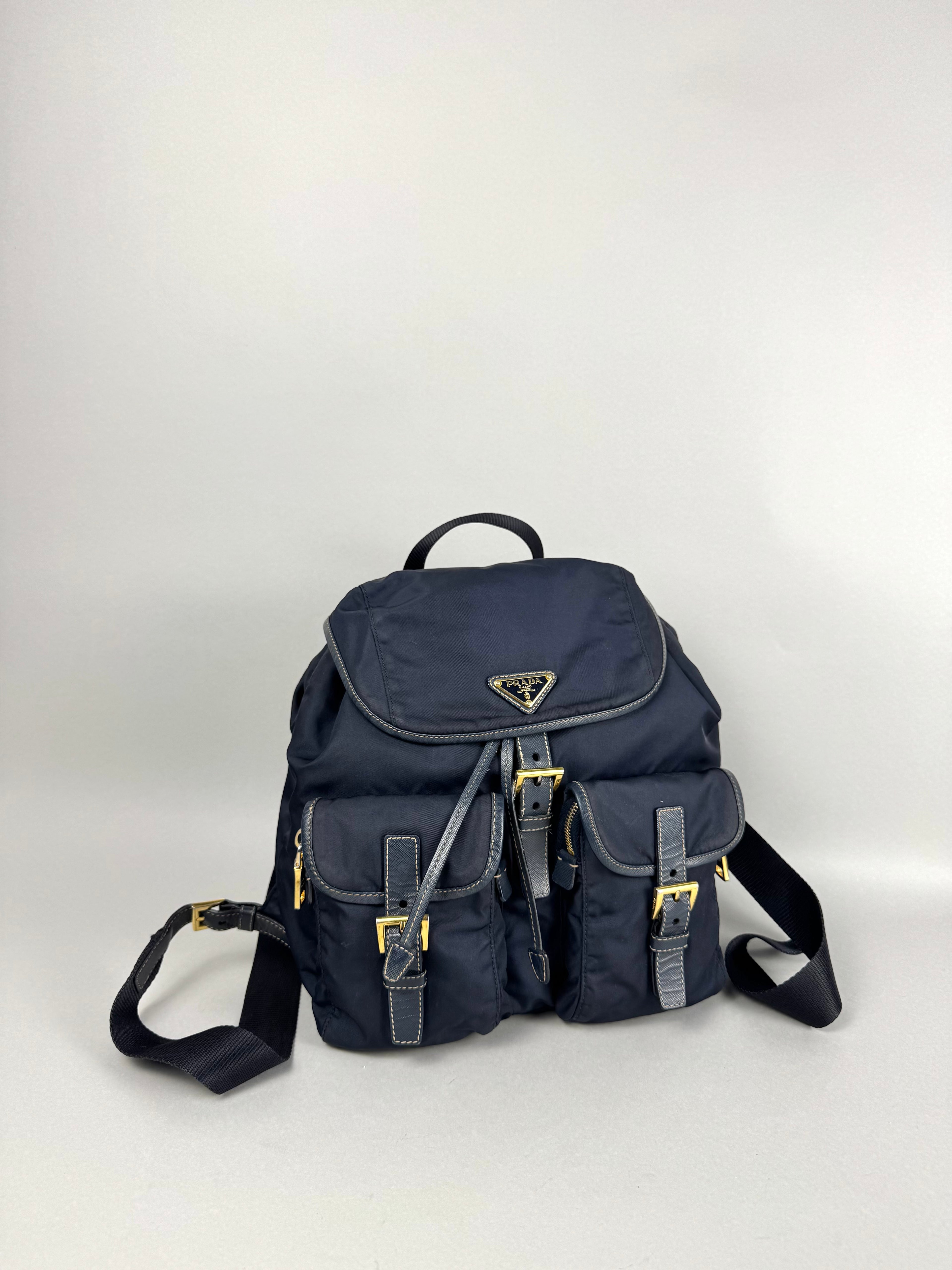 Prada Backpack Nylon Navy