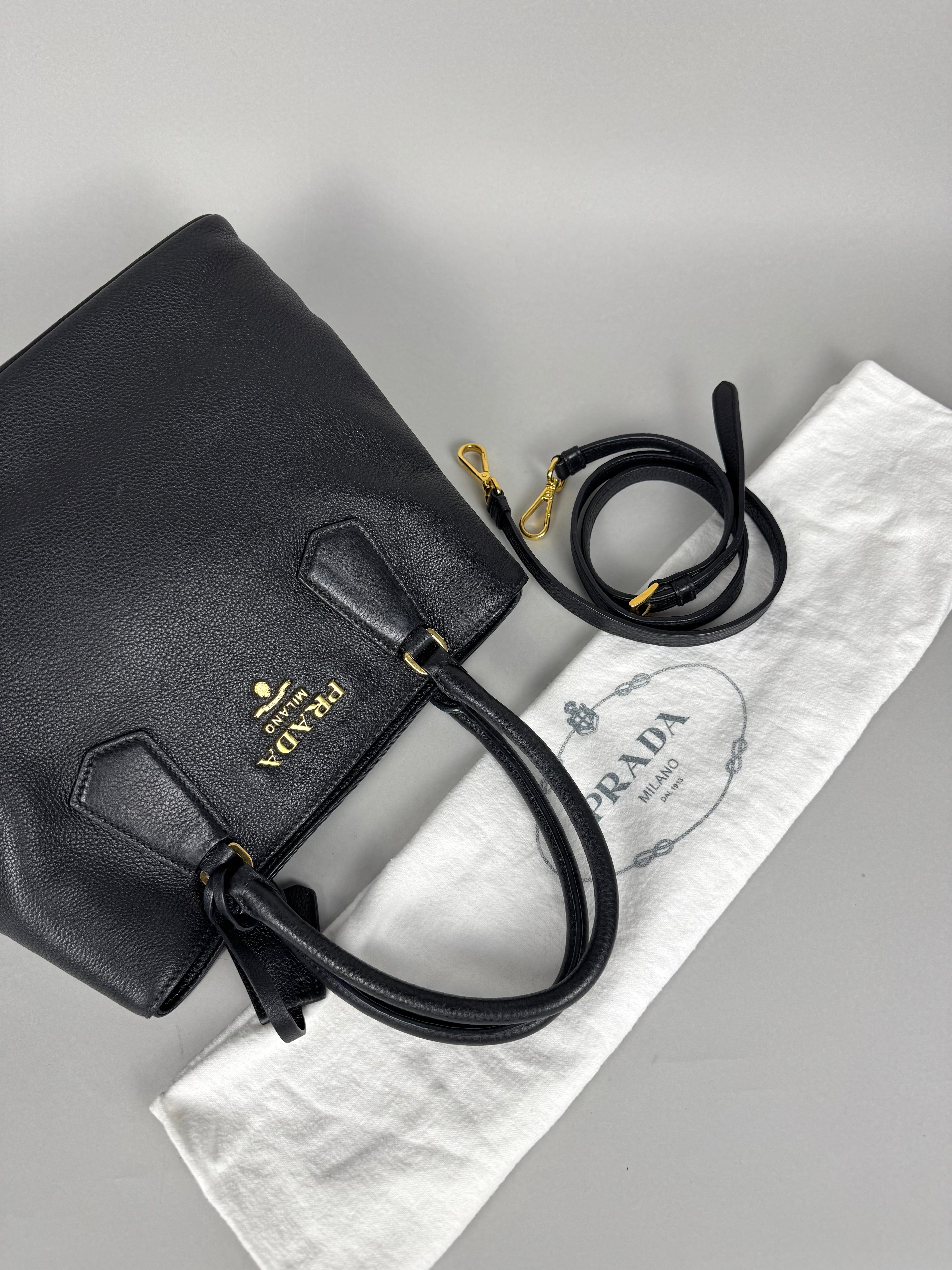 Prada Phenix Tote Leather Vitello