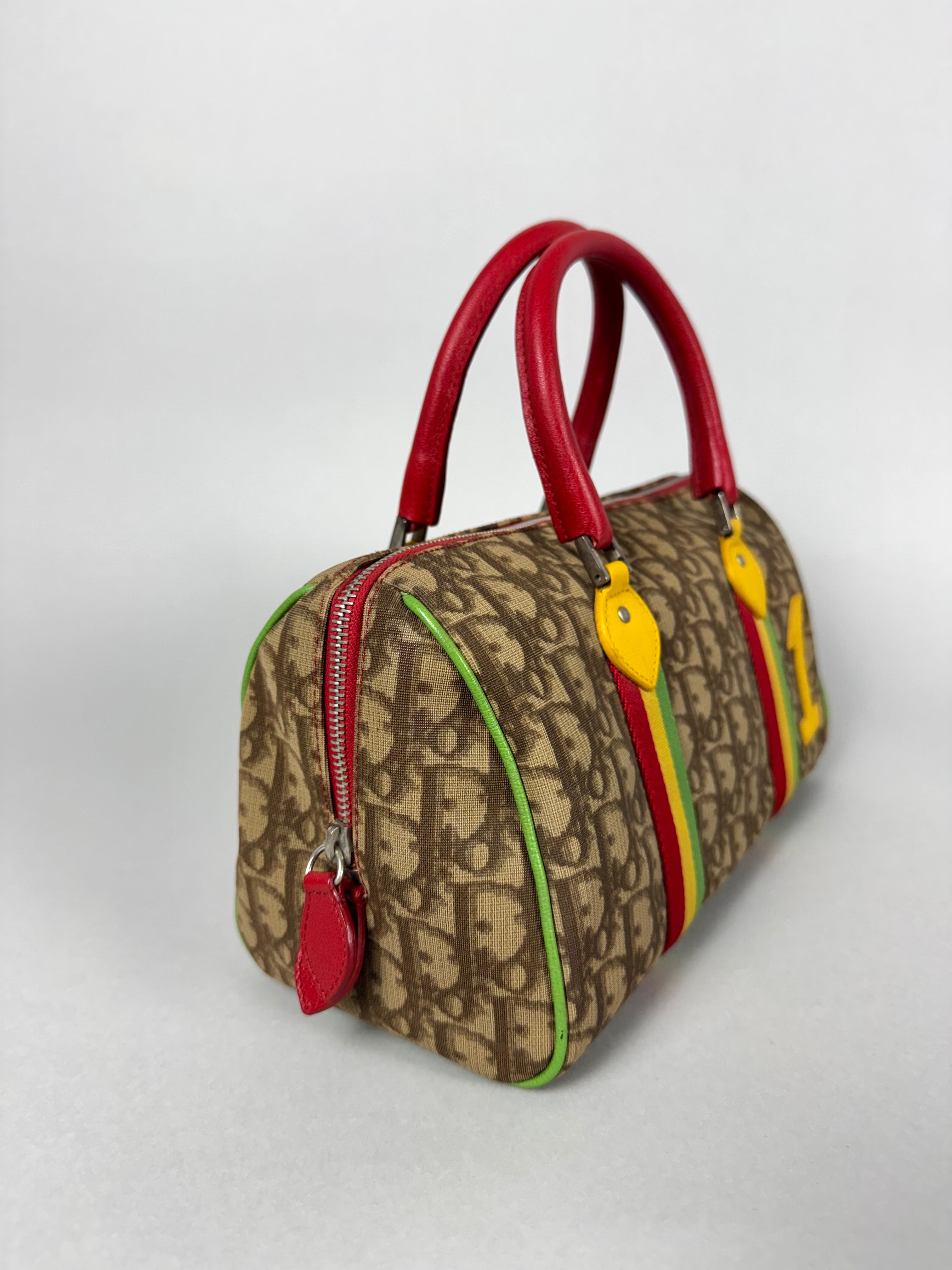 Christian Dior Monogram Rasta Boston