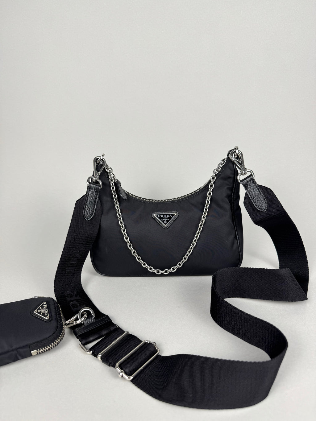 Prada Black Nylon Re-Edition 2005