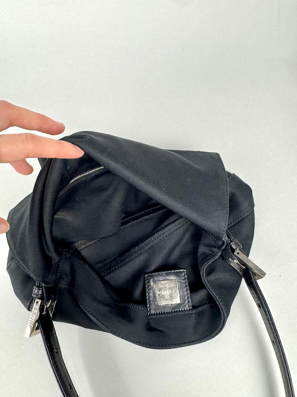 Fendi Baguette Nylon Black