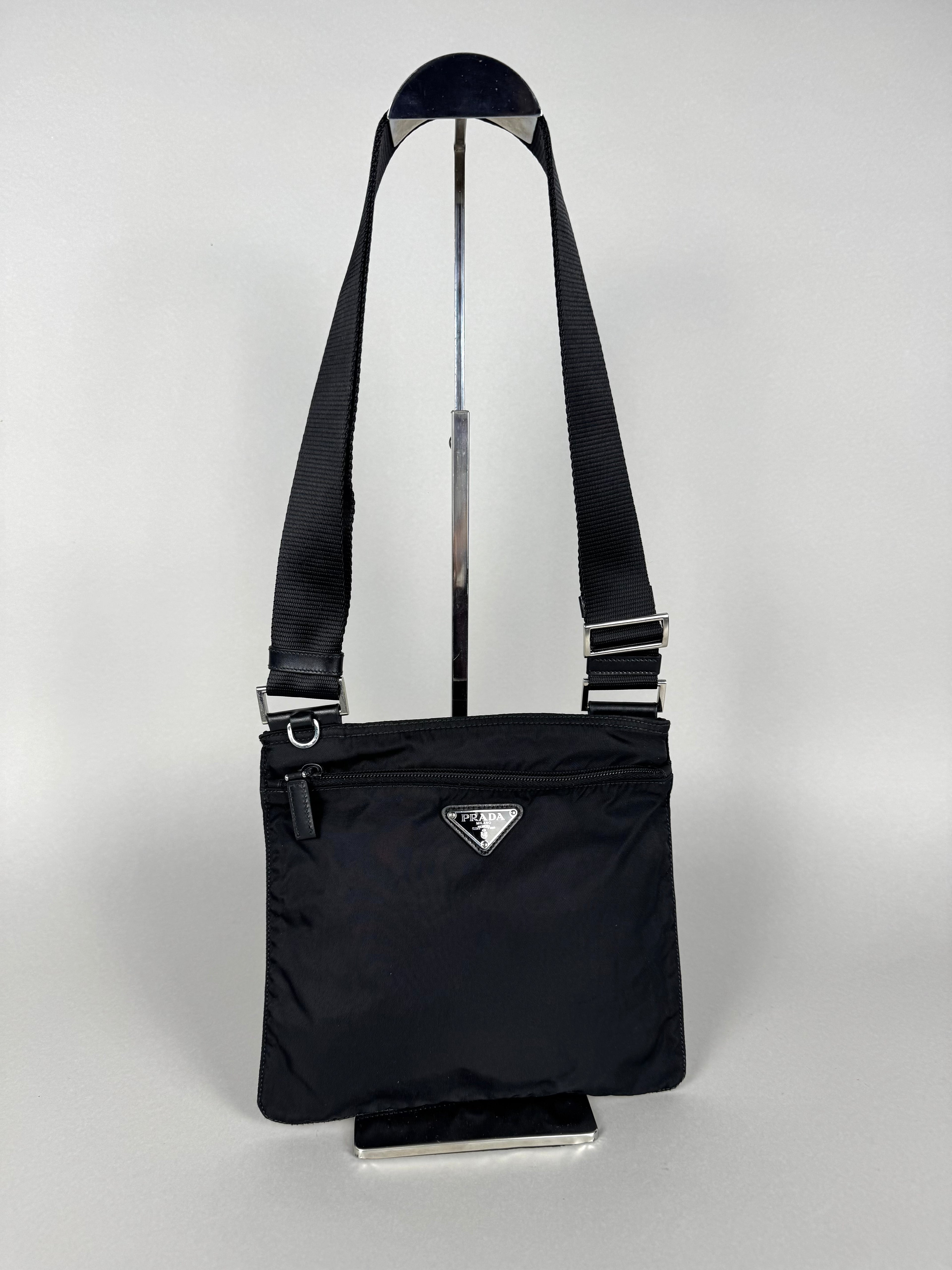 Prada Black Nylon Crossbody Small