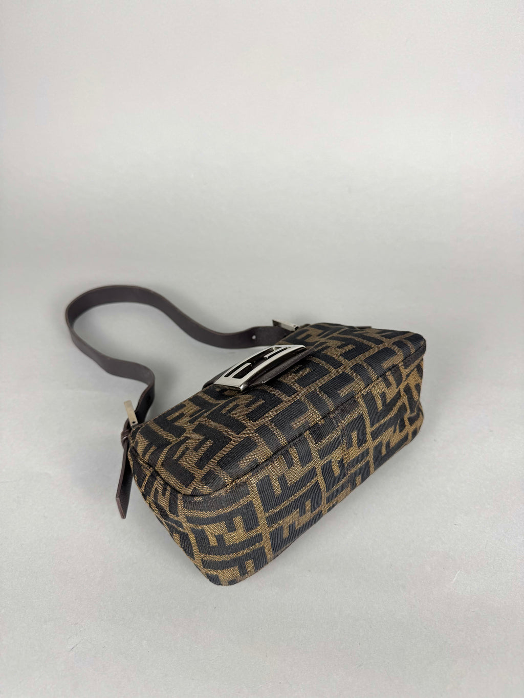 Fendi Mini Mama Baguette Monogram Zucca