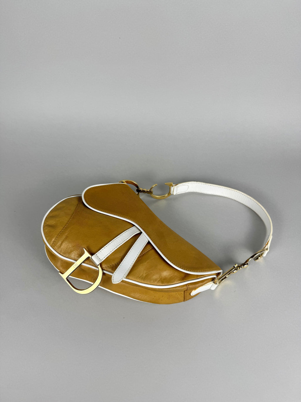 Christian Dior Saddle Brown & White SS06