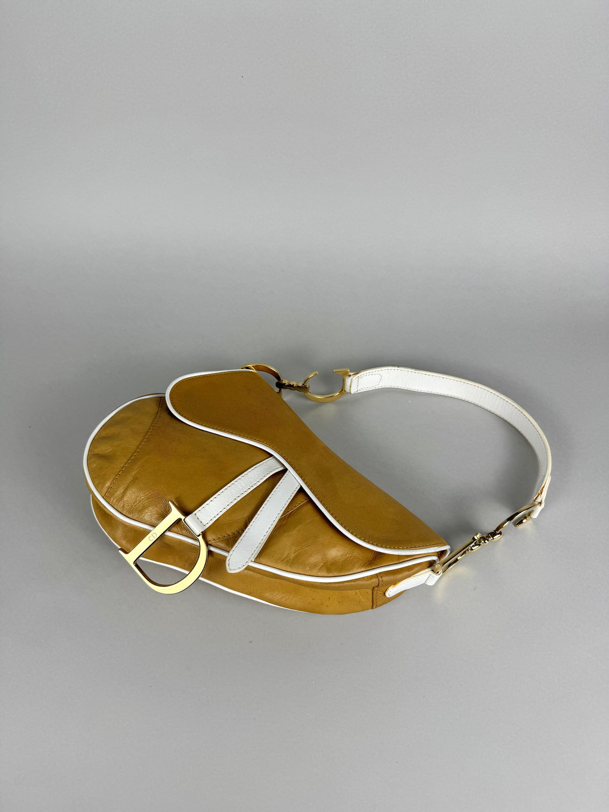 Christian Dior Saddle Brown & White SS06
