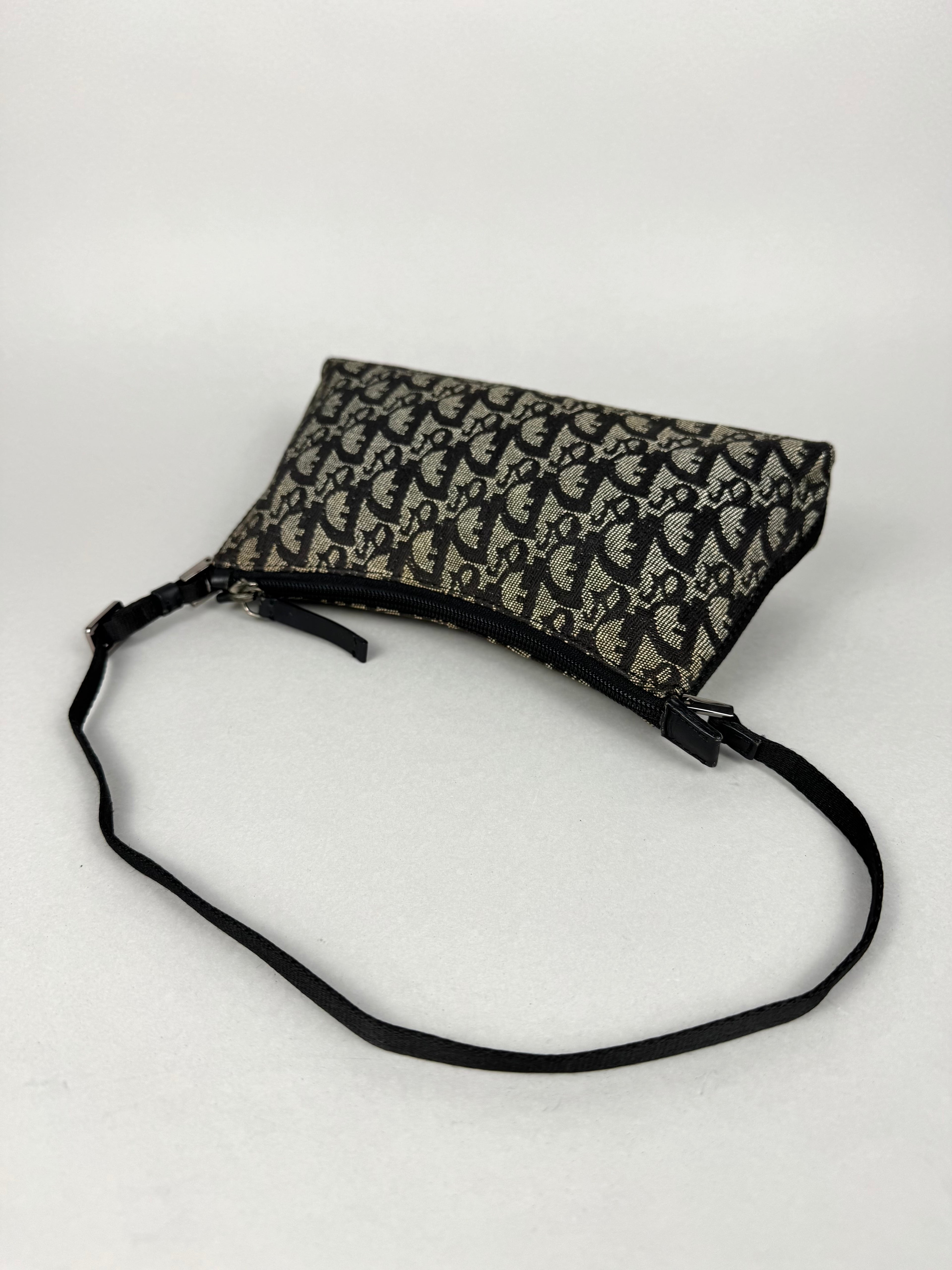 Christian Dior Monogram Pochette Black
