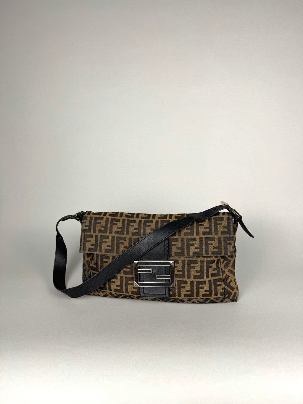 Fendi Maxi Monogram Zucca Baguette