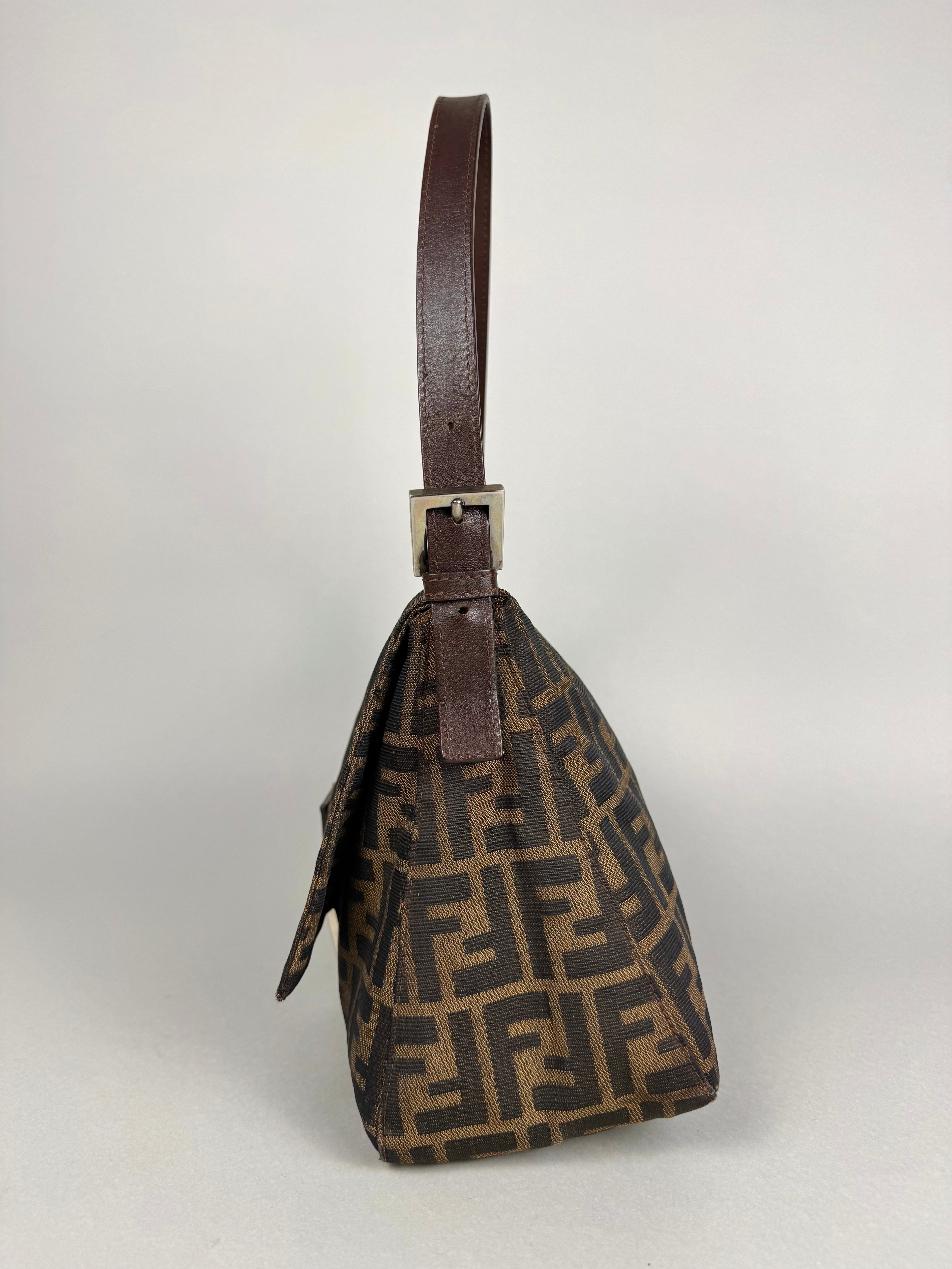 Fendi Monogram Zucca Mamma Baguette
