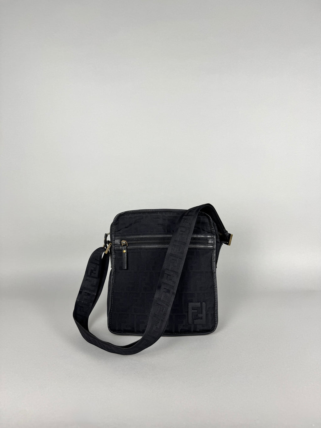 Fendi Monogram Black Crossbody