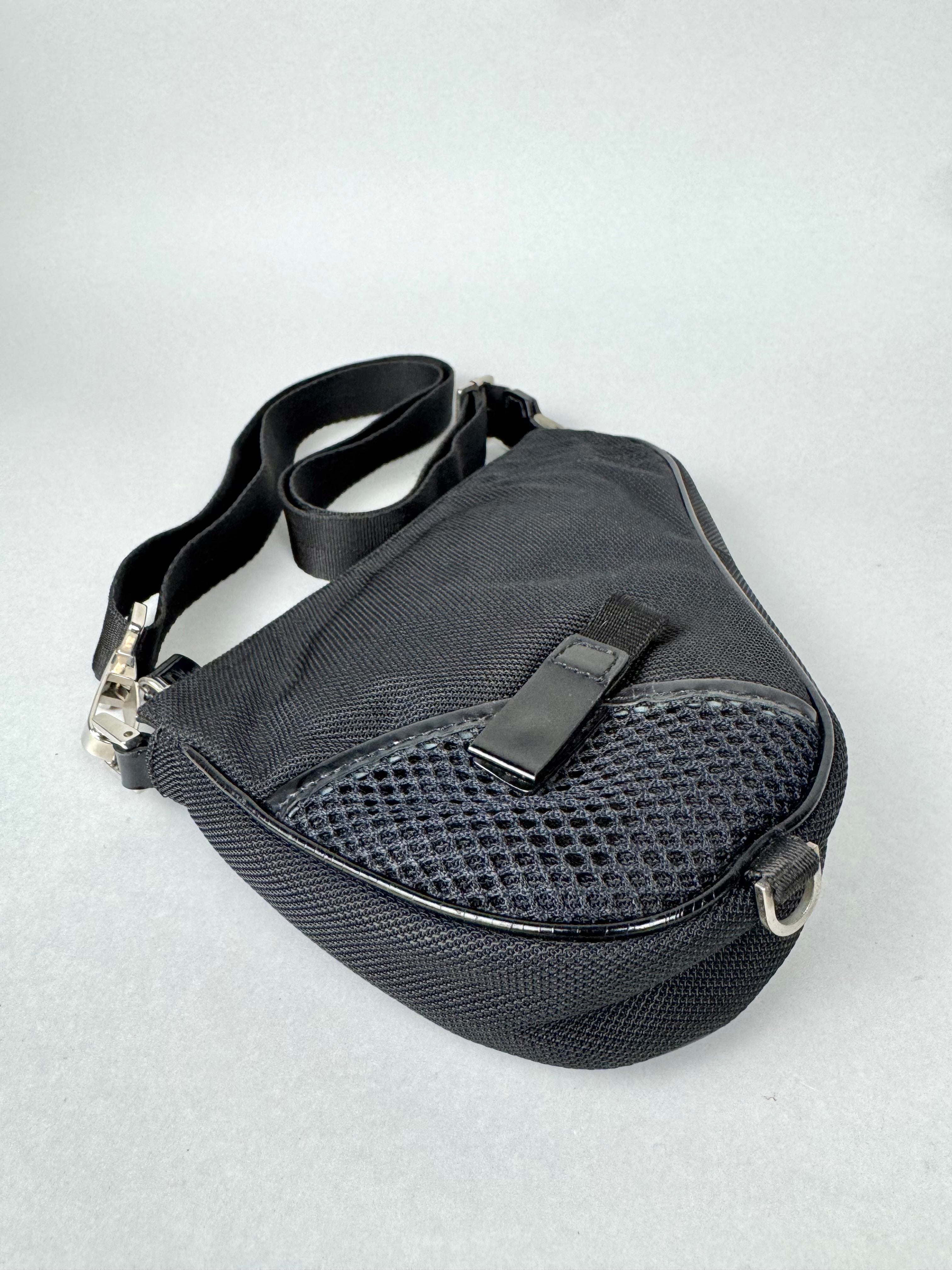 Christian Dior Mini Saddle Black Crossbody