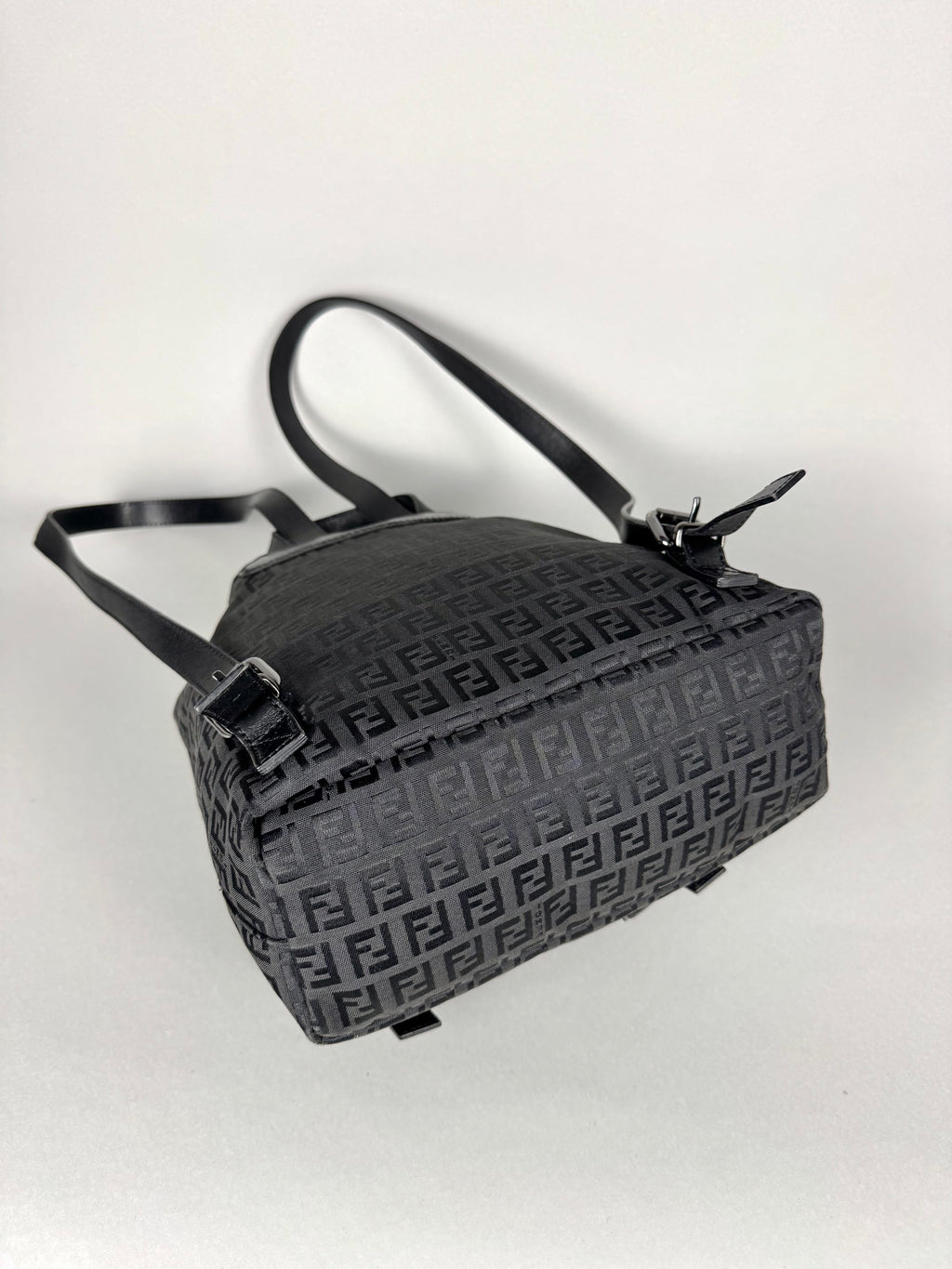 Fendi Black Monogram Backpack