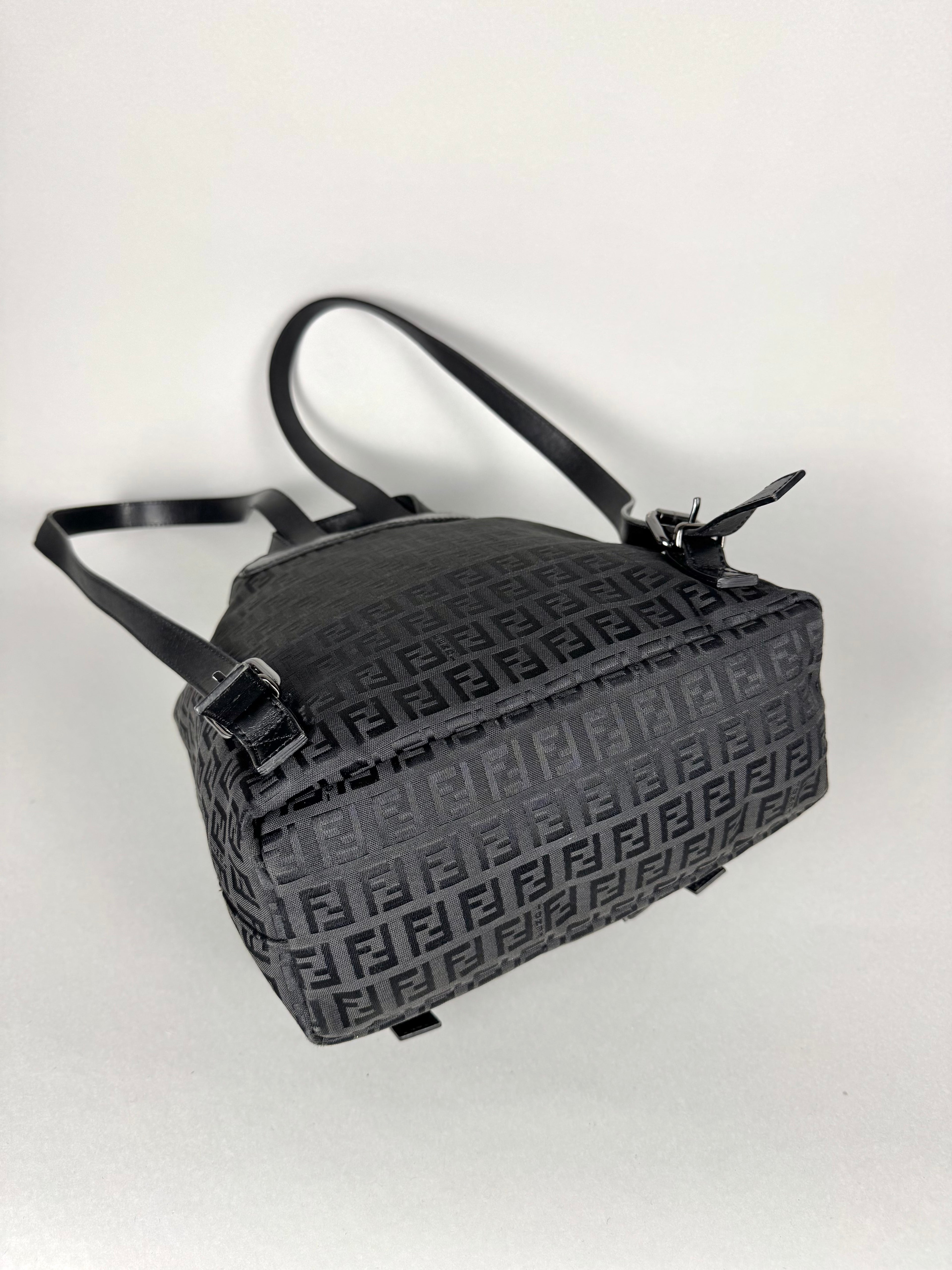 Fendi Black Monogram Backpack