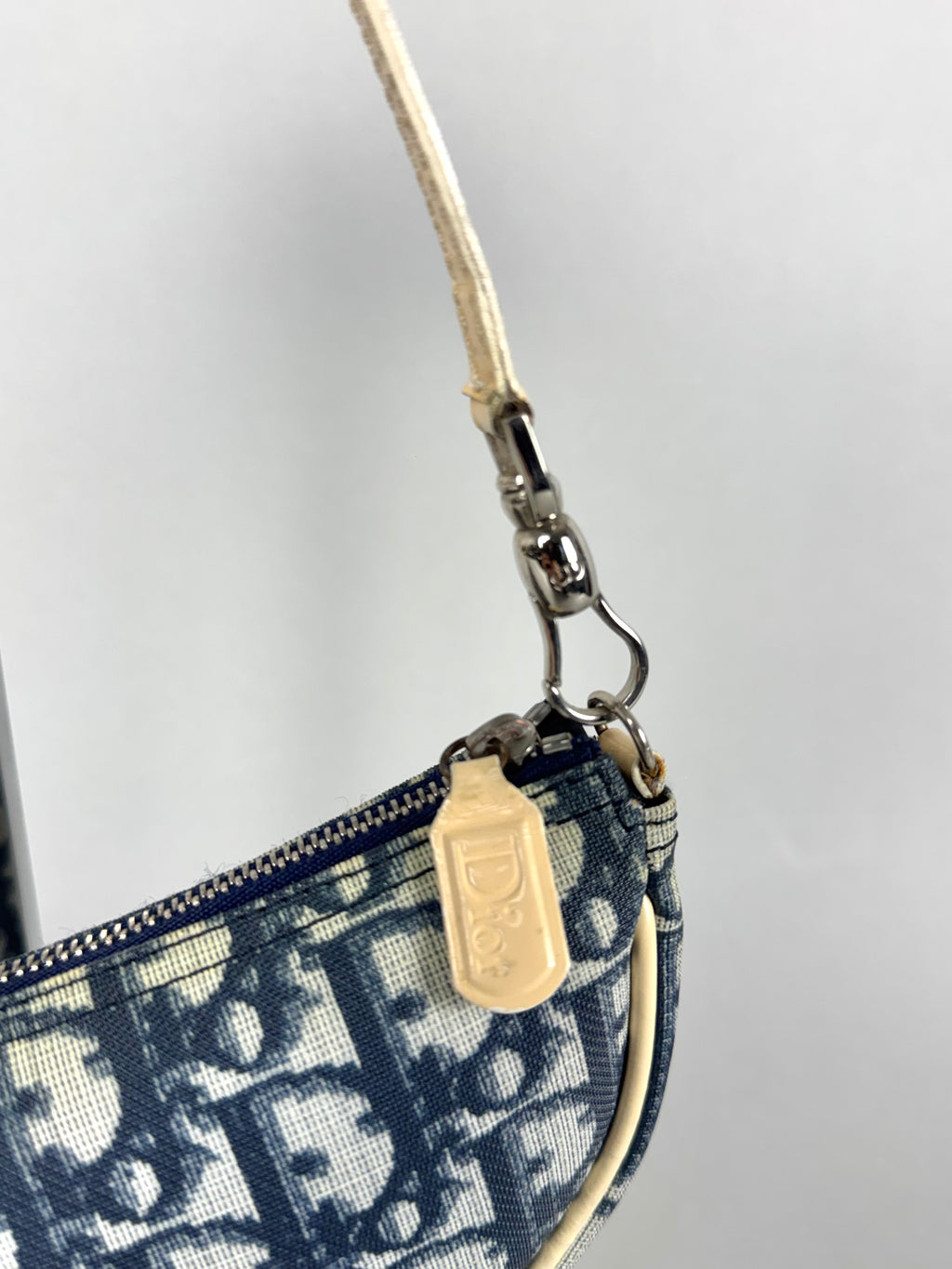 Christian Dior Monogram Mini Saddle Oblique Blue