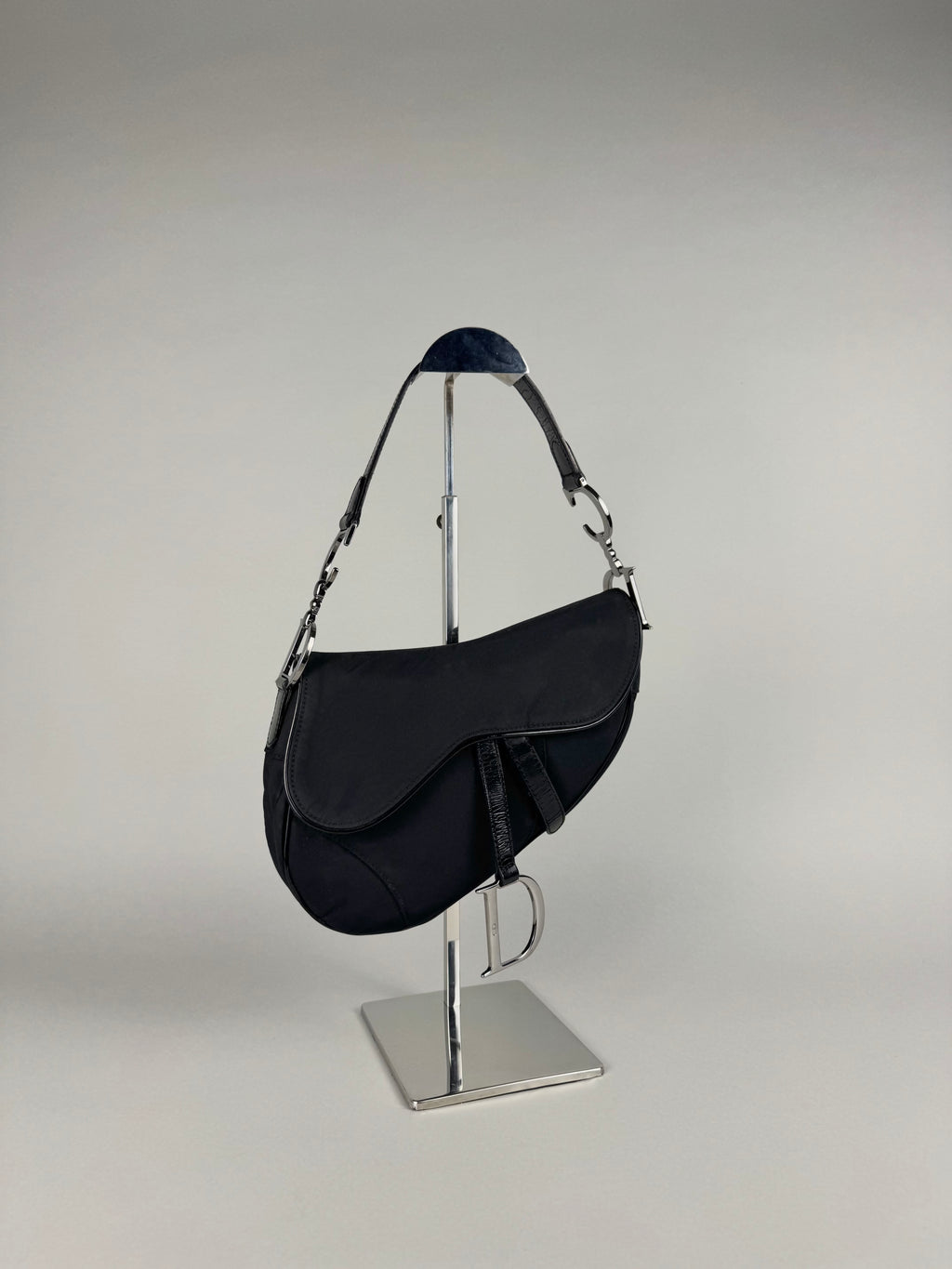 Christian Dior Saddle Black Nylon