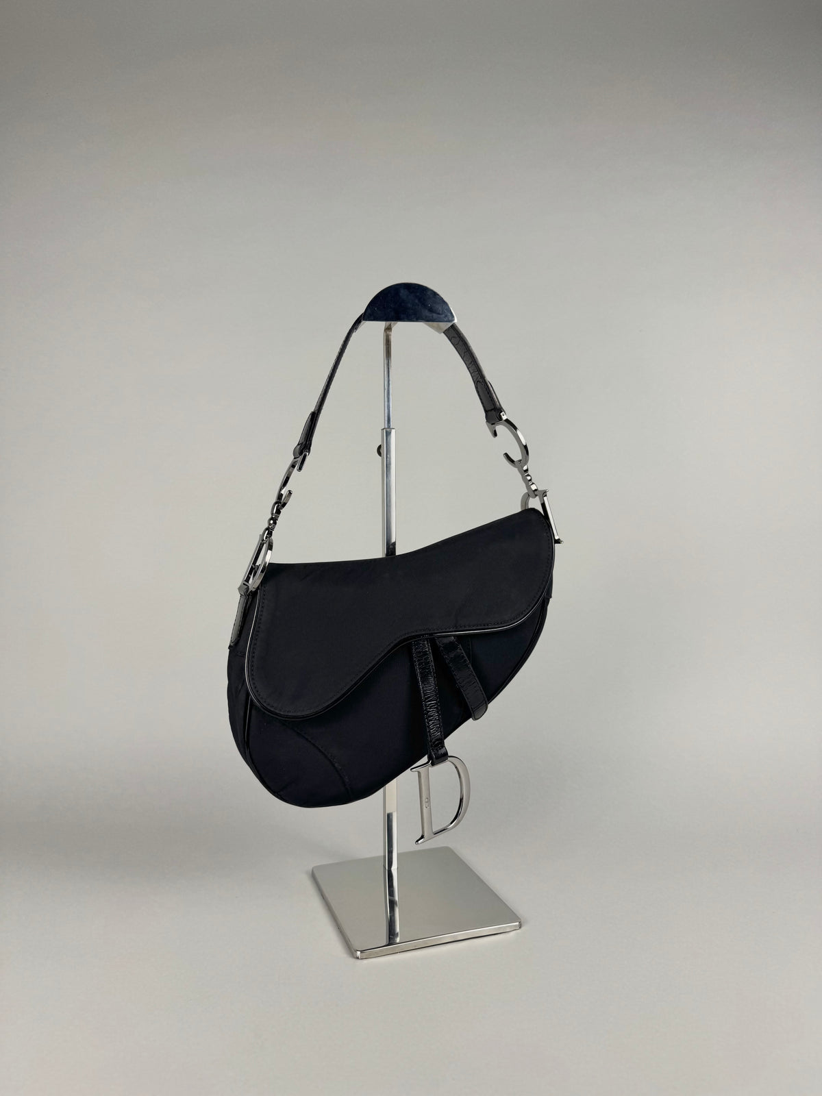 Christian Dior Saddle Black Nylon