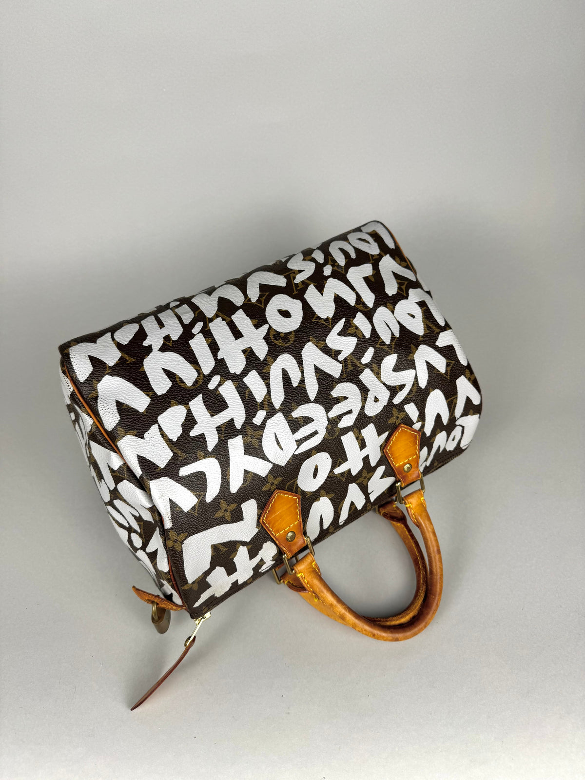 Louis Vuitton Speedy 30 Grafitti White Stephen Sprouse