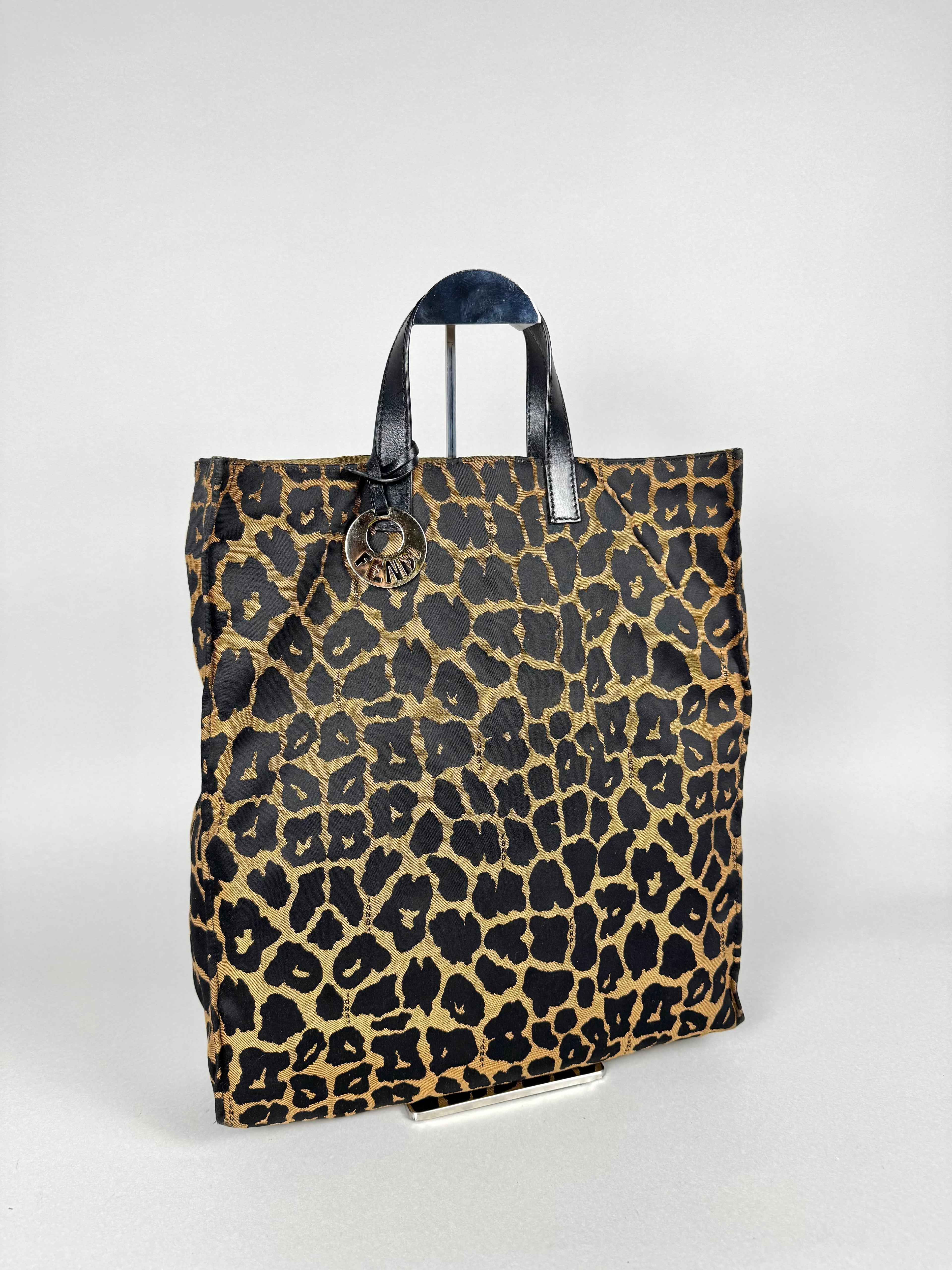 Fendi Special Shopping Tote Printed Canvas Large