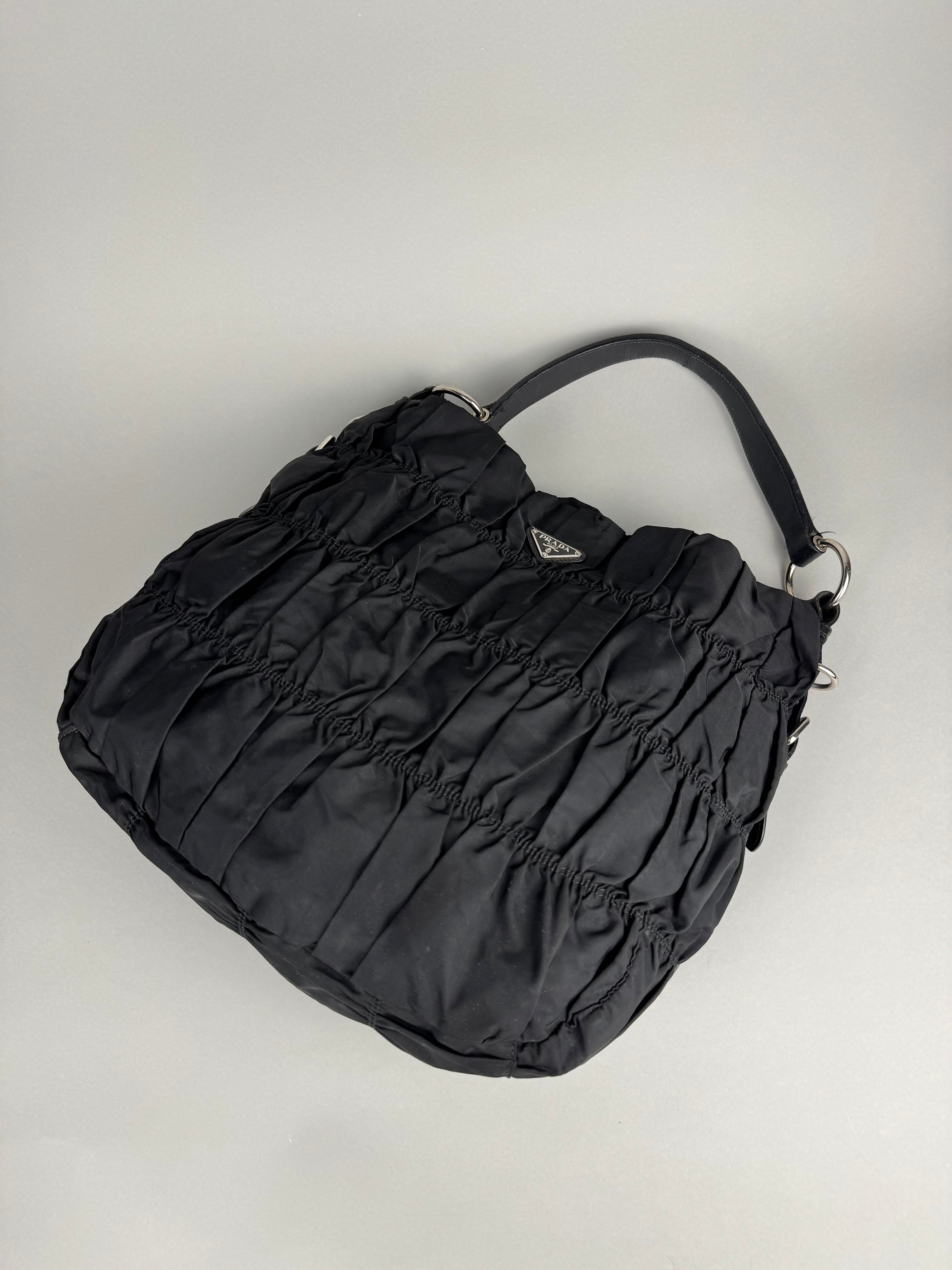 Prada Nappa Gaufre Black Nylon