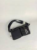 Christian Dior Nylon Pochete Sling Belt Black
