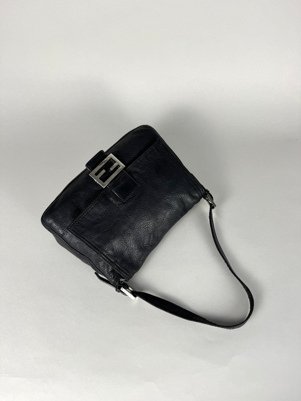 Fendi Mama Baguette Black Leather