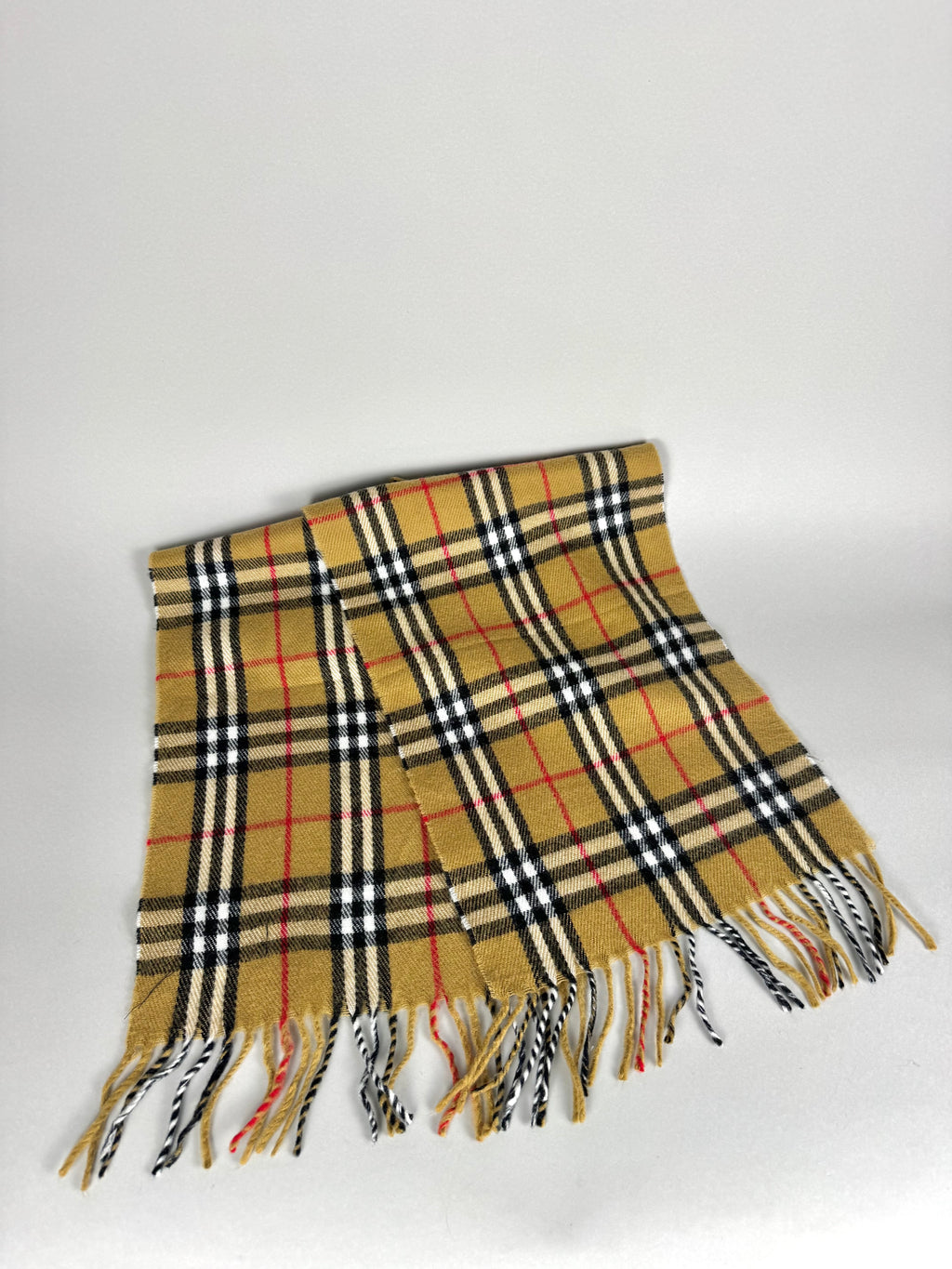Burberrys Nova Check Scarf Lambswool