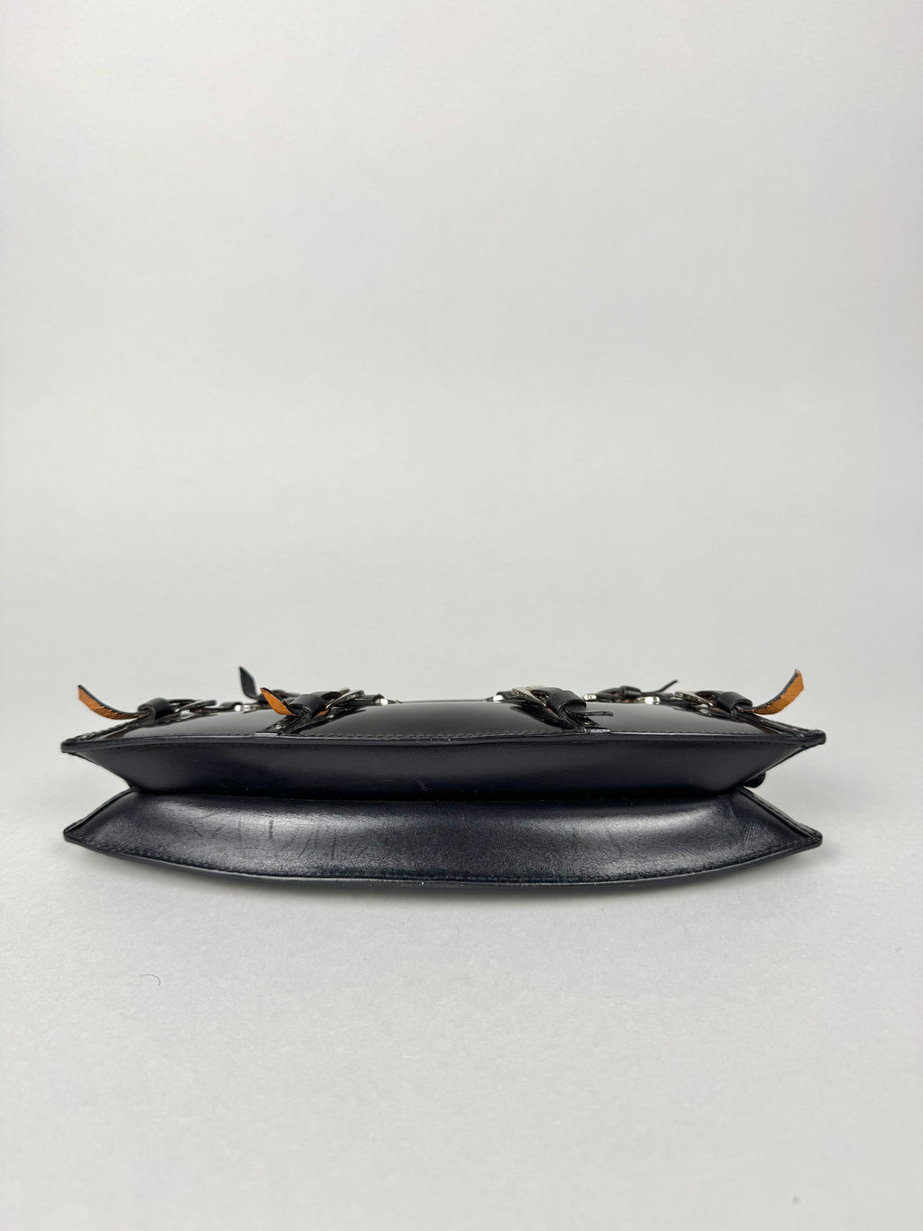 Christian Dior Bondage Black Leather