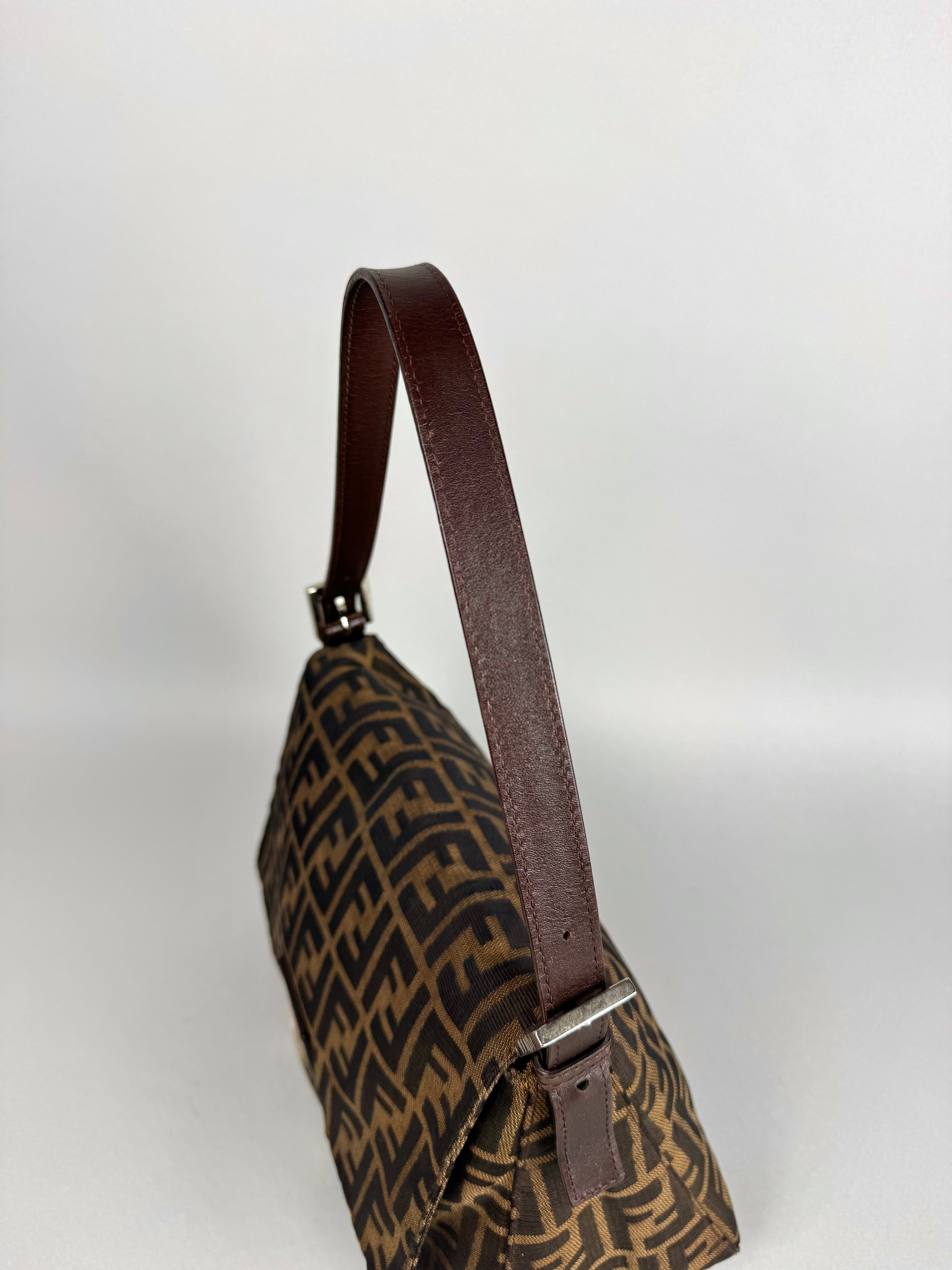 Fendi Monogram Zucca Mamma Baguette