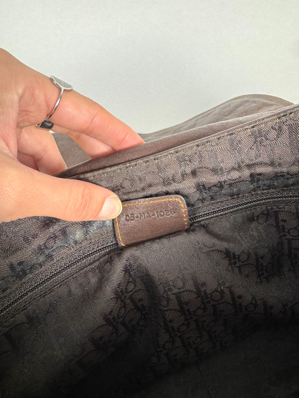 Christian Dior Gaucho Leather Brown