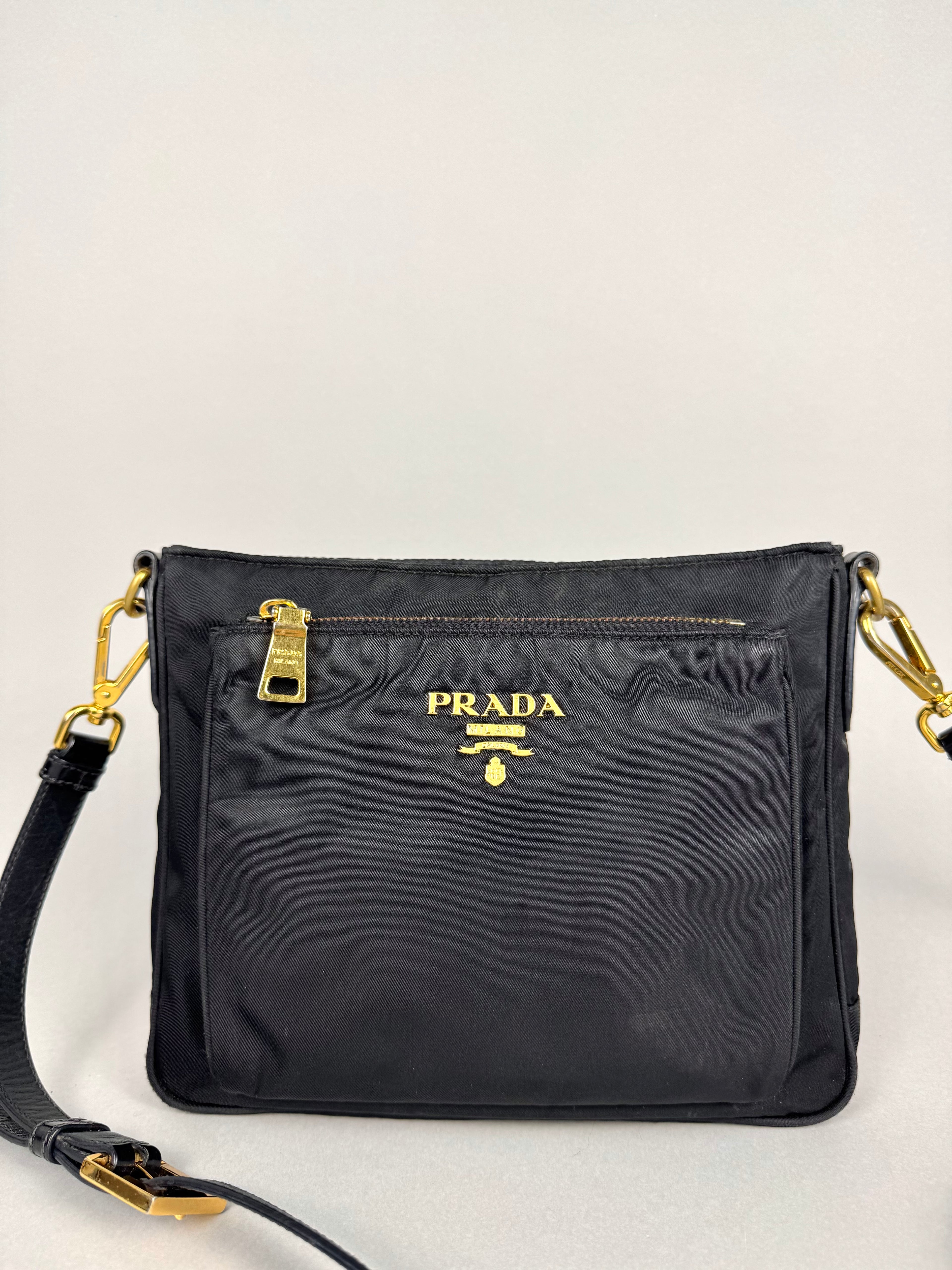 Prada Black Nylon Crossbody
