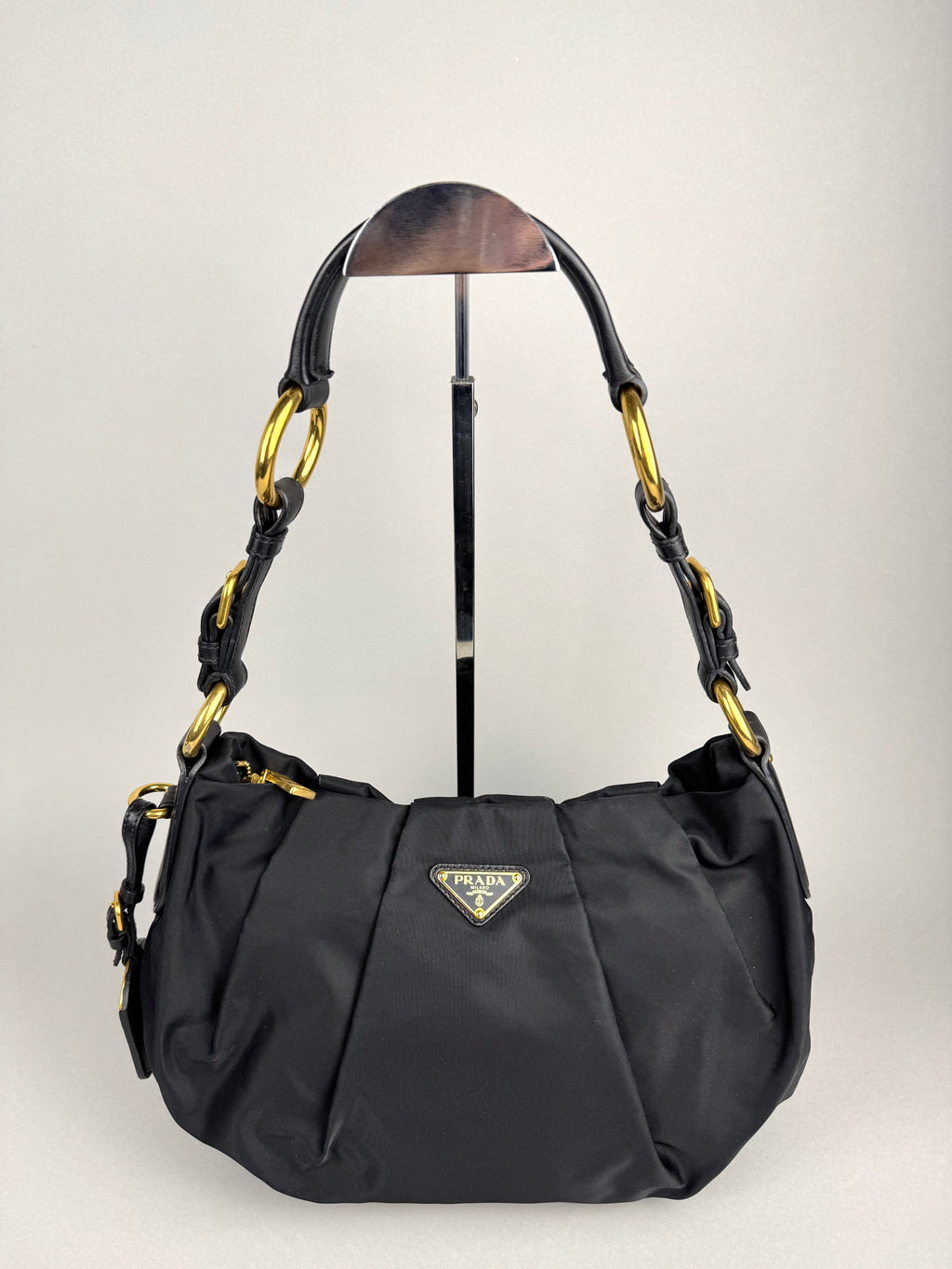Prada Nylon and Leather Shoulder