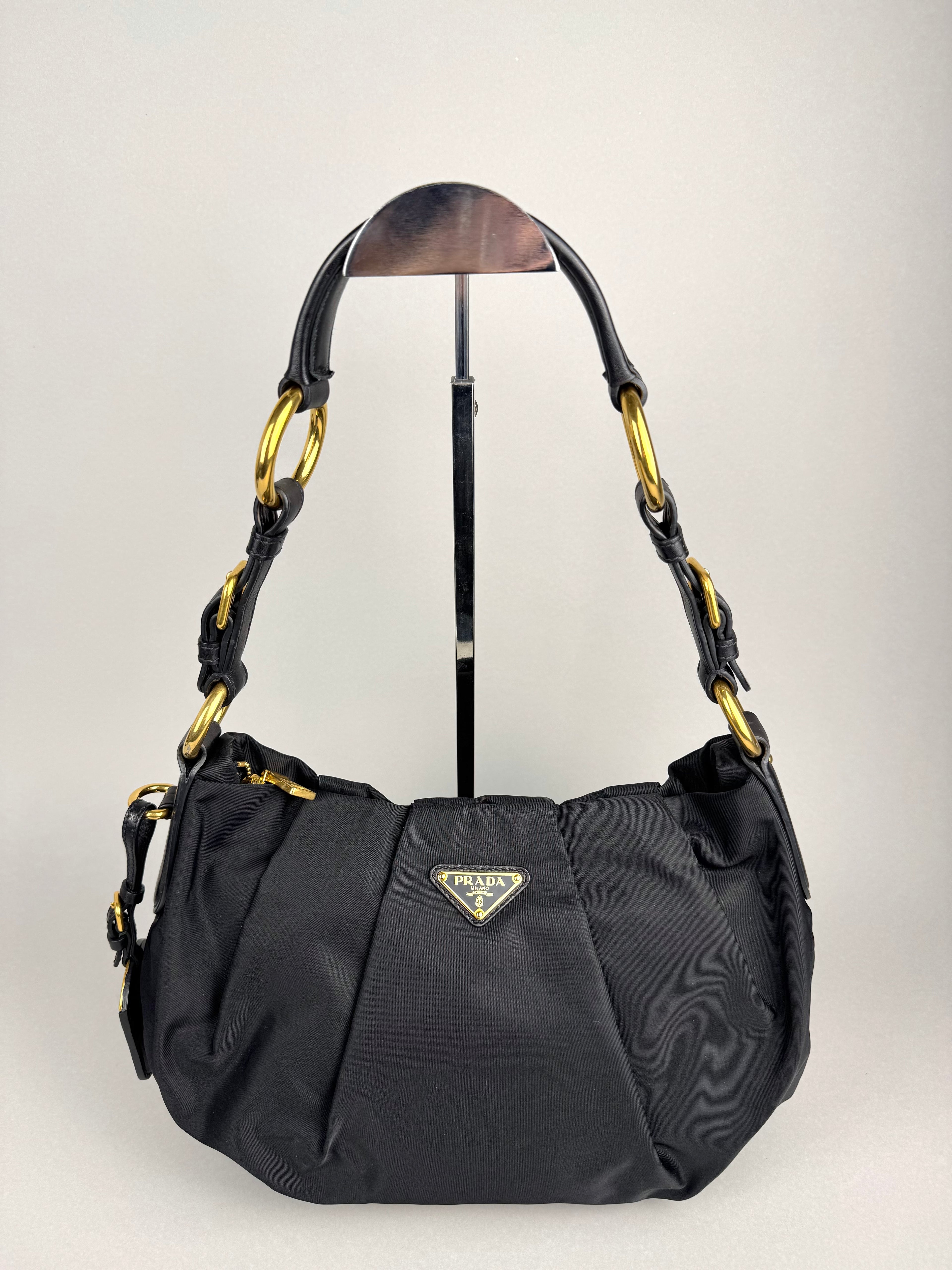 Prada Nylon and Leather Shoulder
