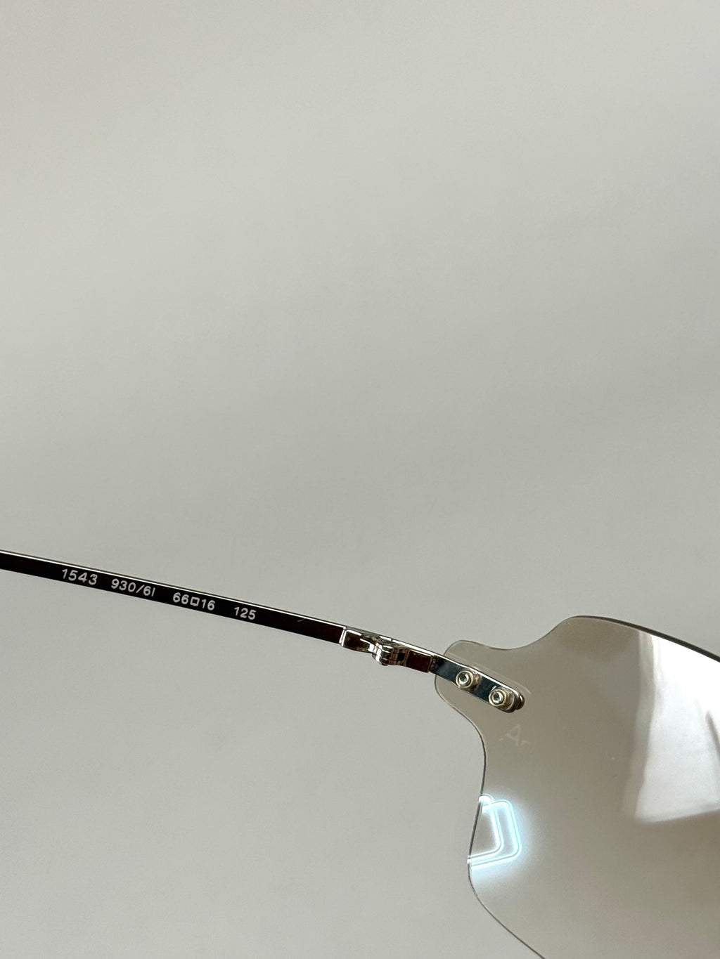 Giorgio Armani Transparent Sunglasses 00s