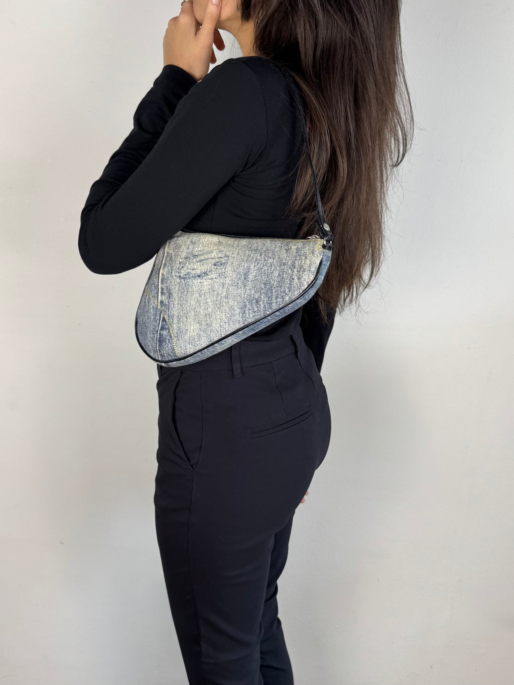 Christian Dior Mini Saddle Denim