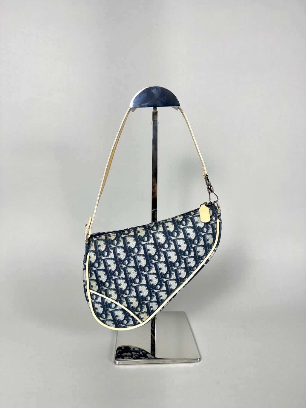 Christian Dior Monogram Mini Saddle Oblique Blue